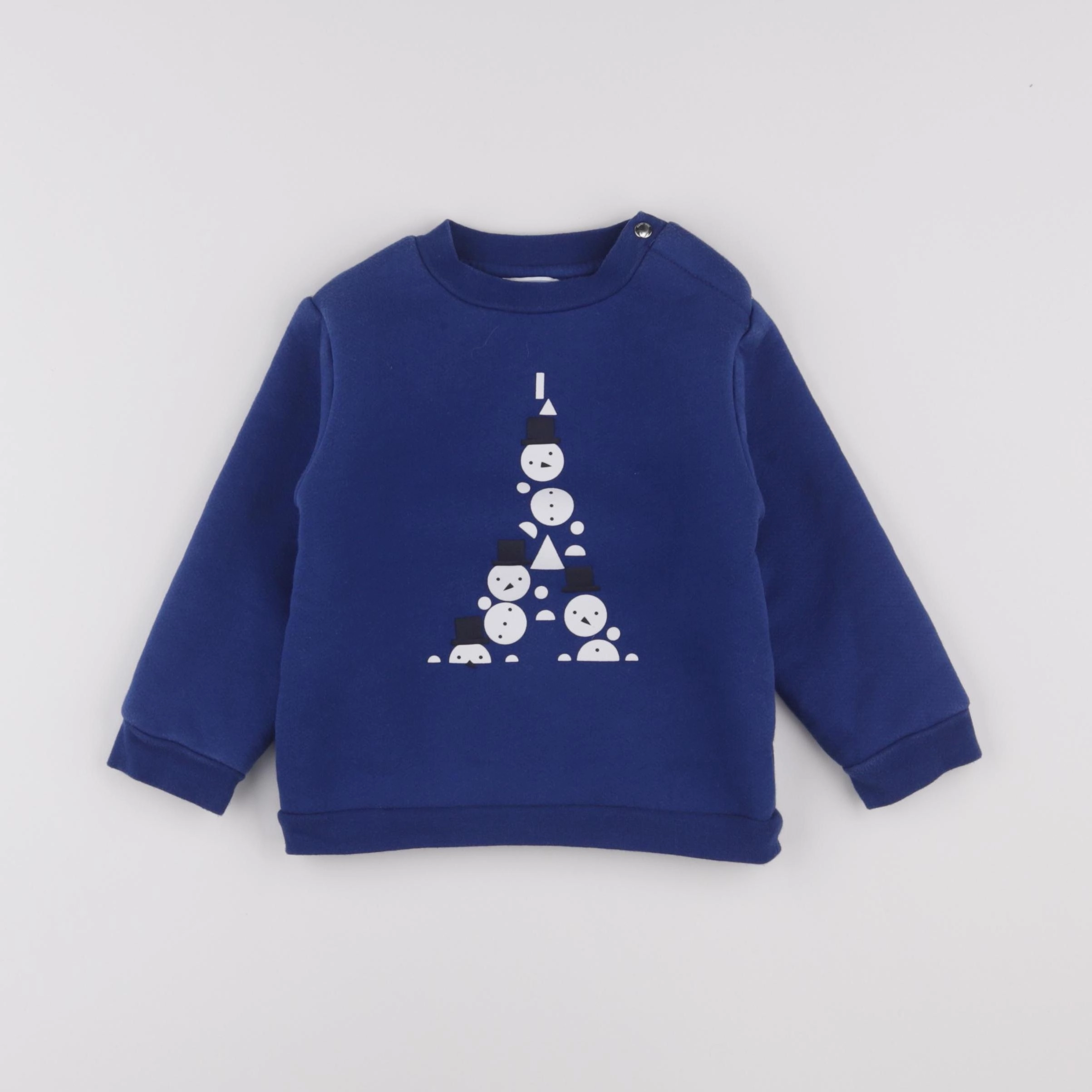 Jacadi - sweat bleu - 24 mois