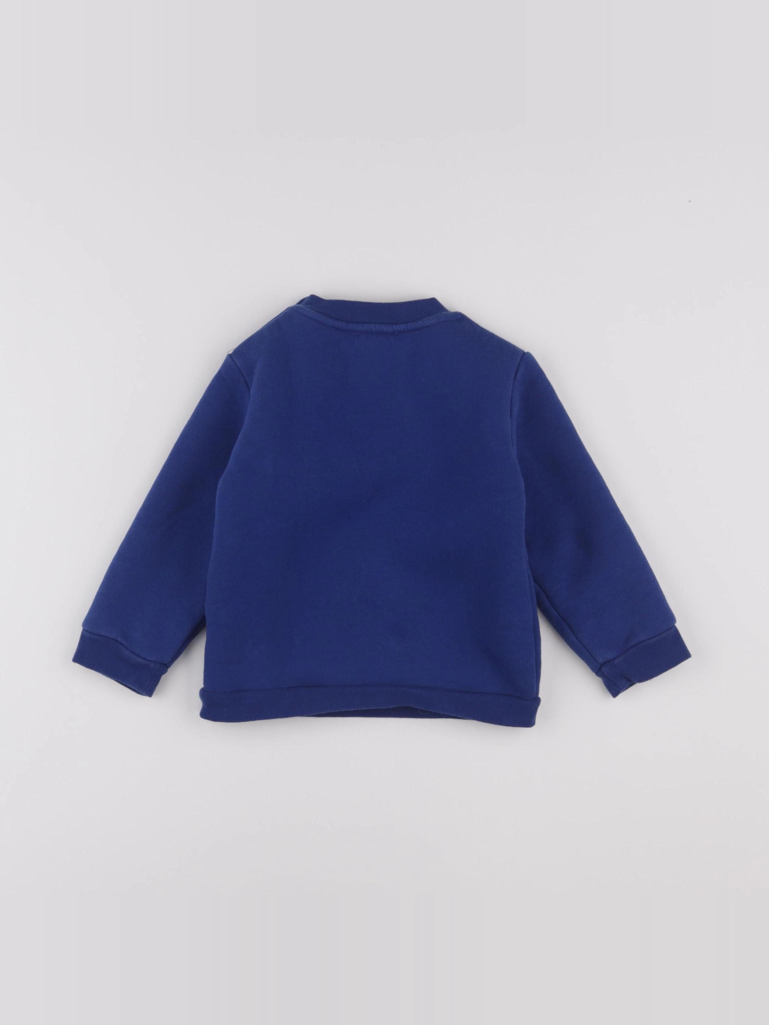 Jacadi - sweat bleu - 24 mois
