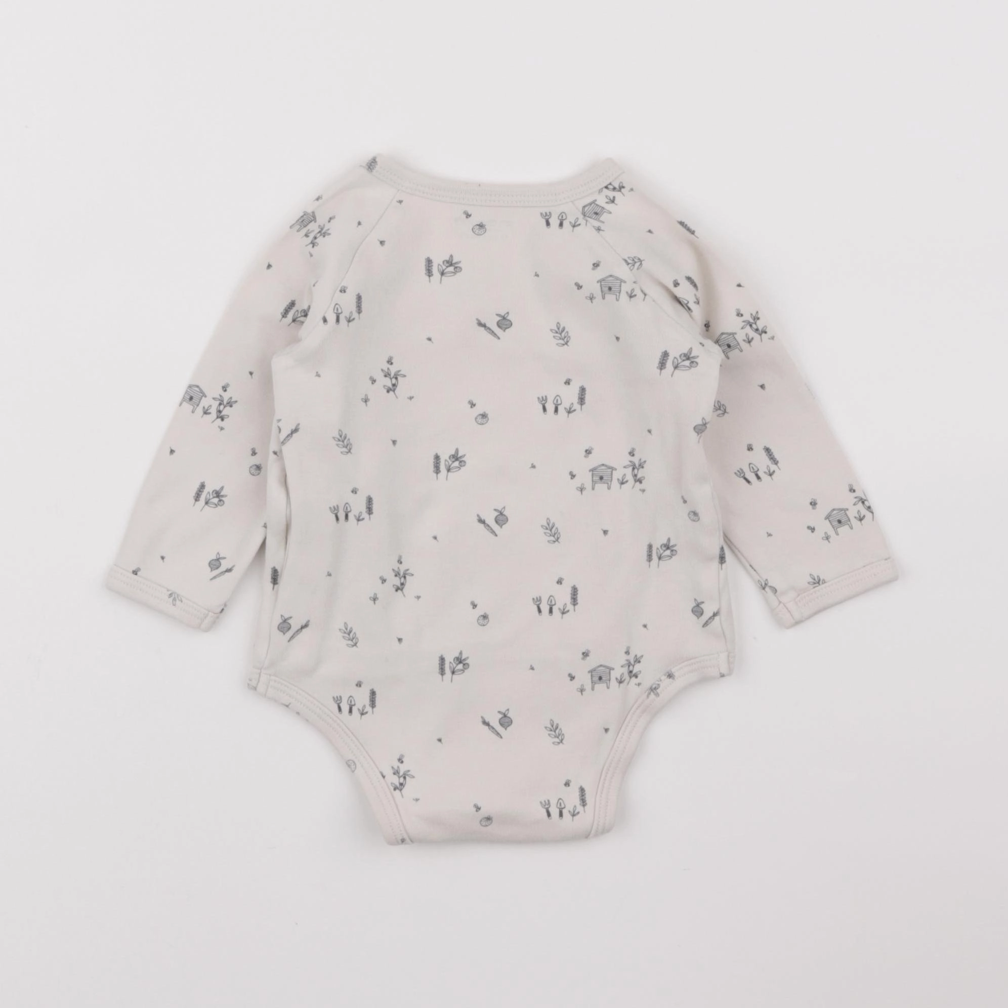 Vertbaudet - body beige - 12 mois