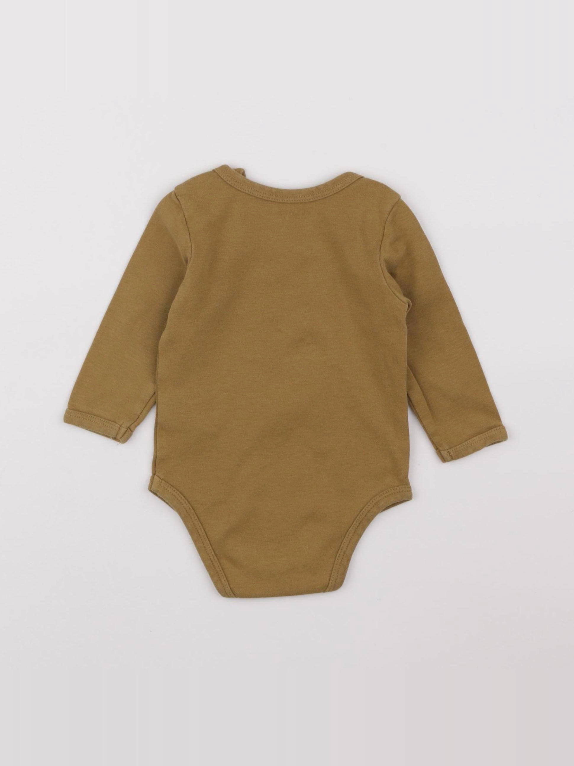 Vertbaudet - body marron - 9 mois