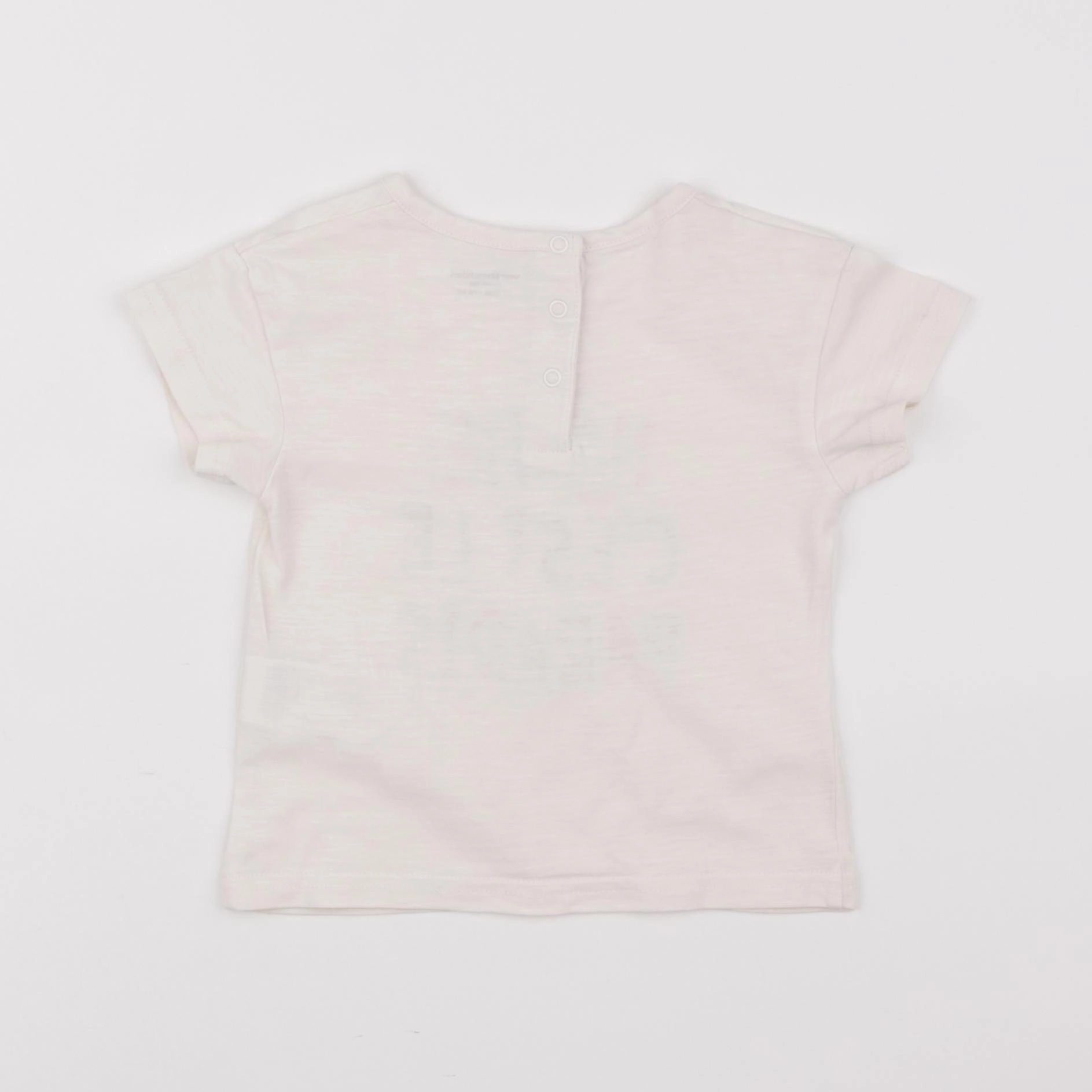 Vertbaudet - tee-shirt beige - 12 mois