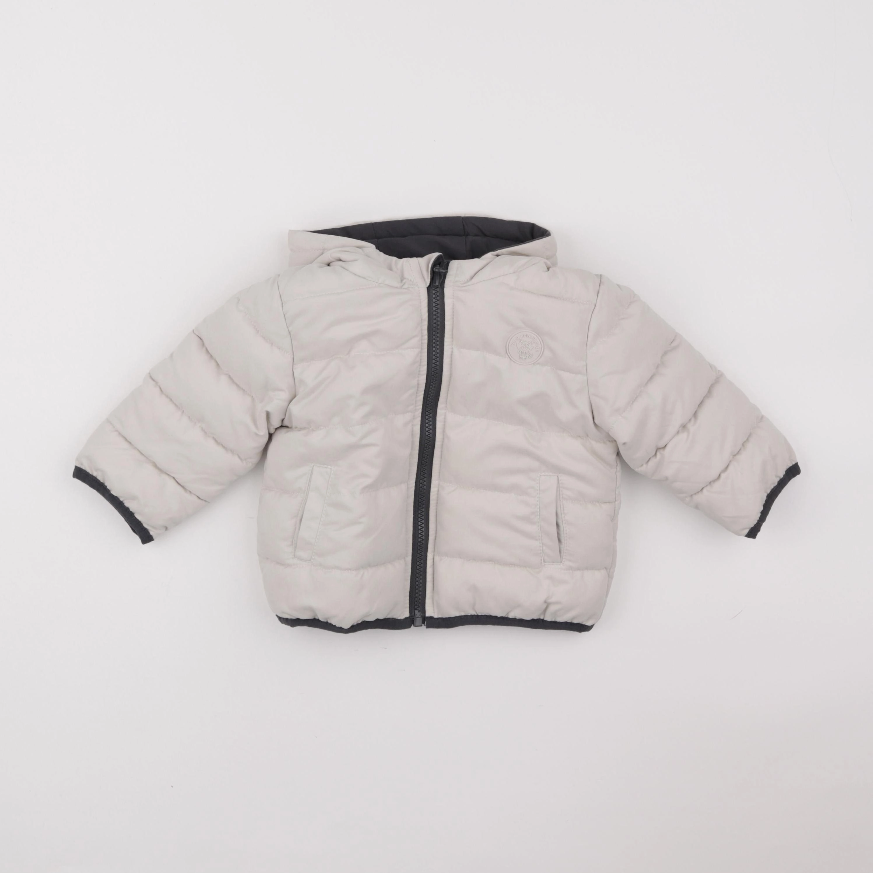 Vertbaudet - doudoune beige - 18 mois