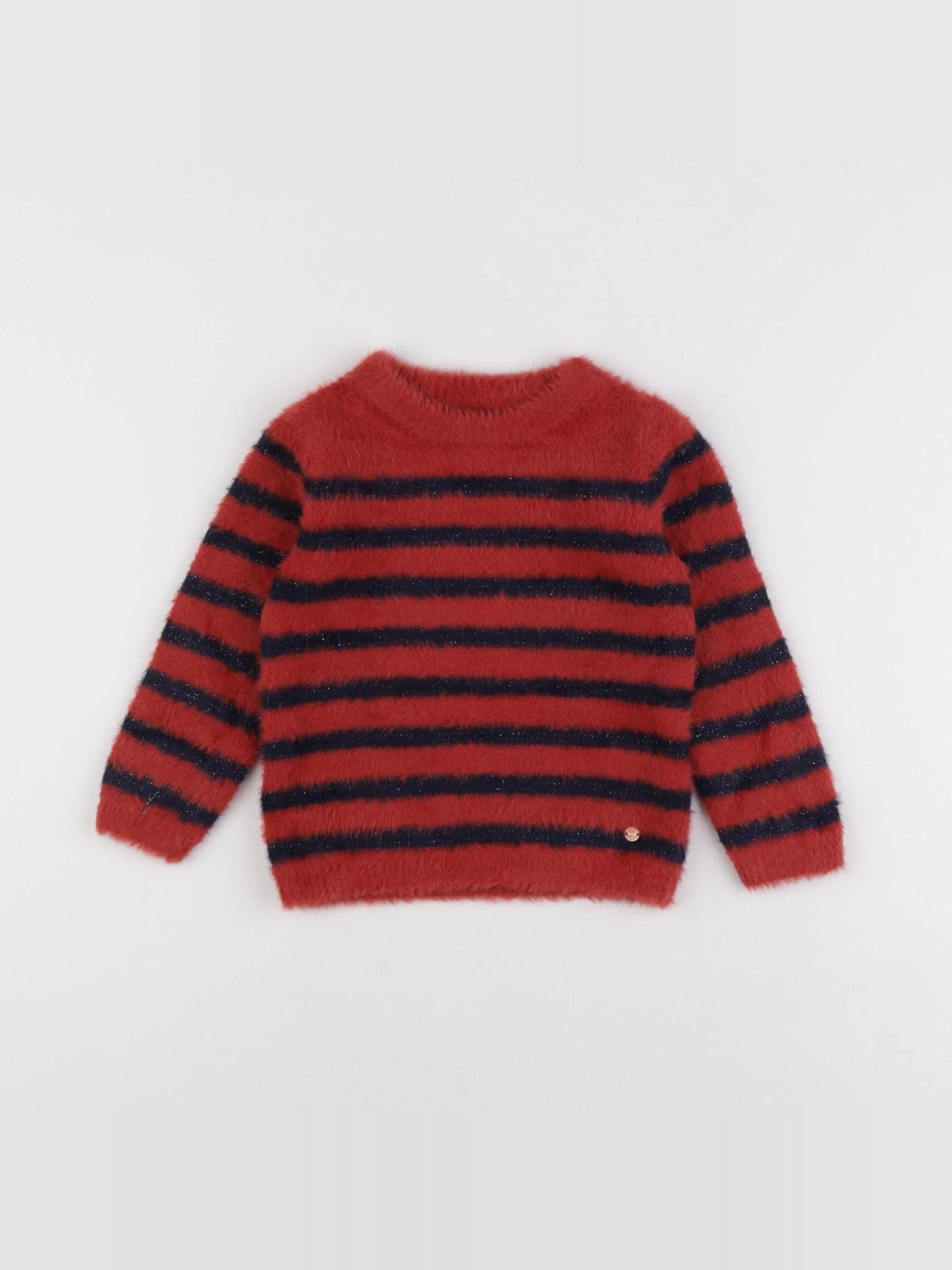IKKS - pull rouge - 3 ans