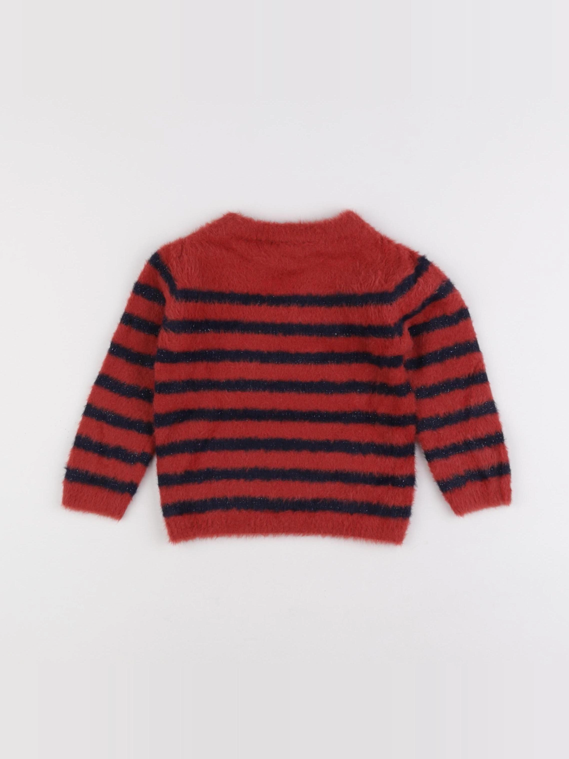IKKS - pull rouge - 3 ans