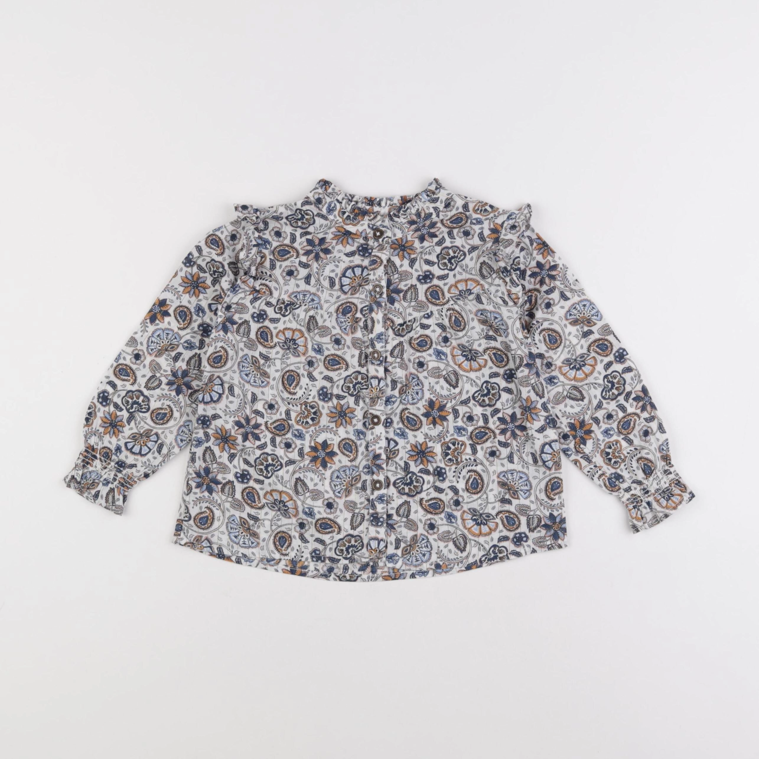 Vertbaudet - blouse multicolore, or - 3 ans
