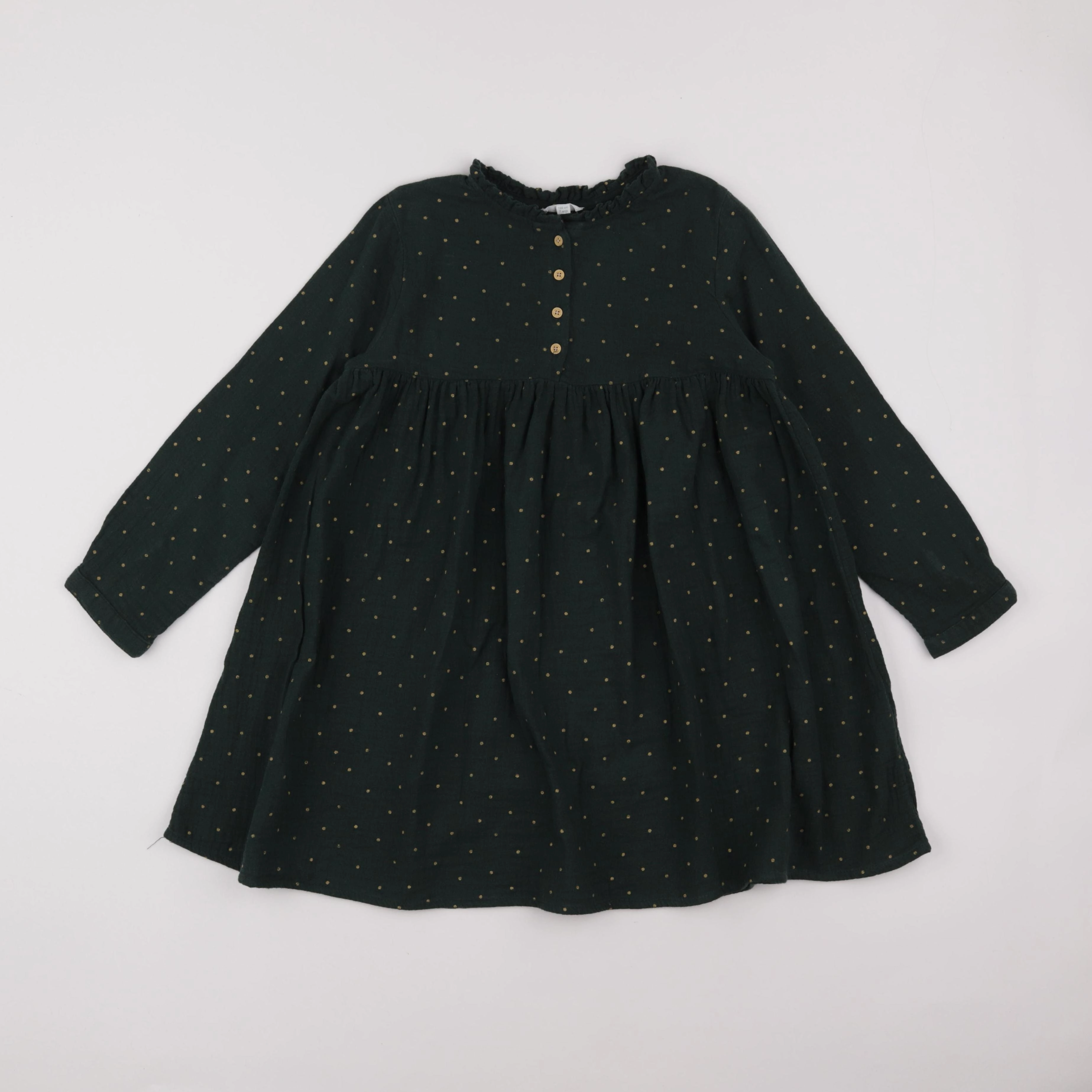 Vertbaudet - robe vert - 7 ans