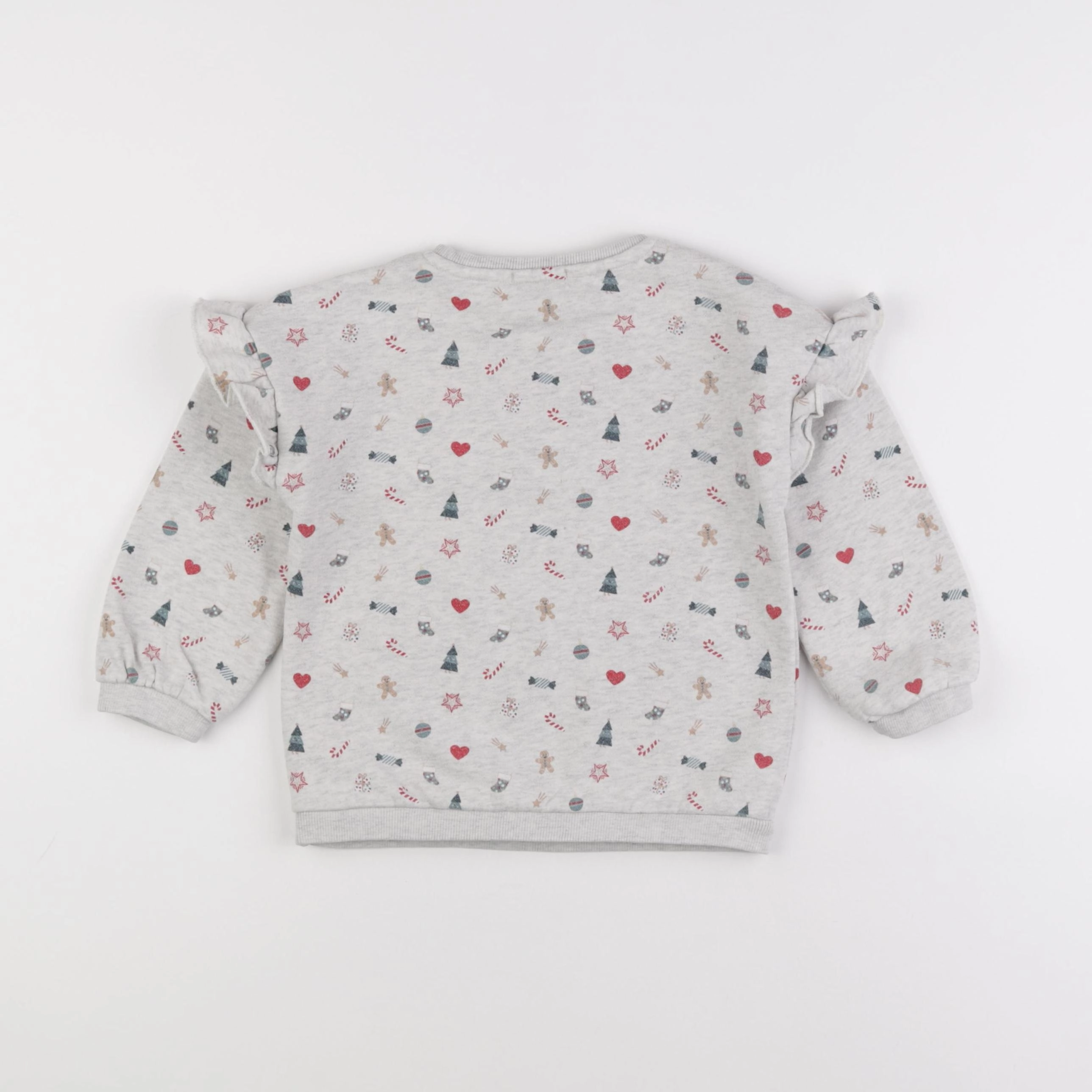 Vertbaudet - sweat gris - 4 ans