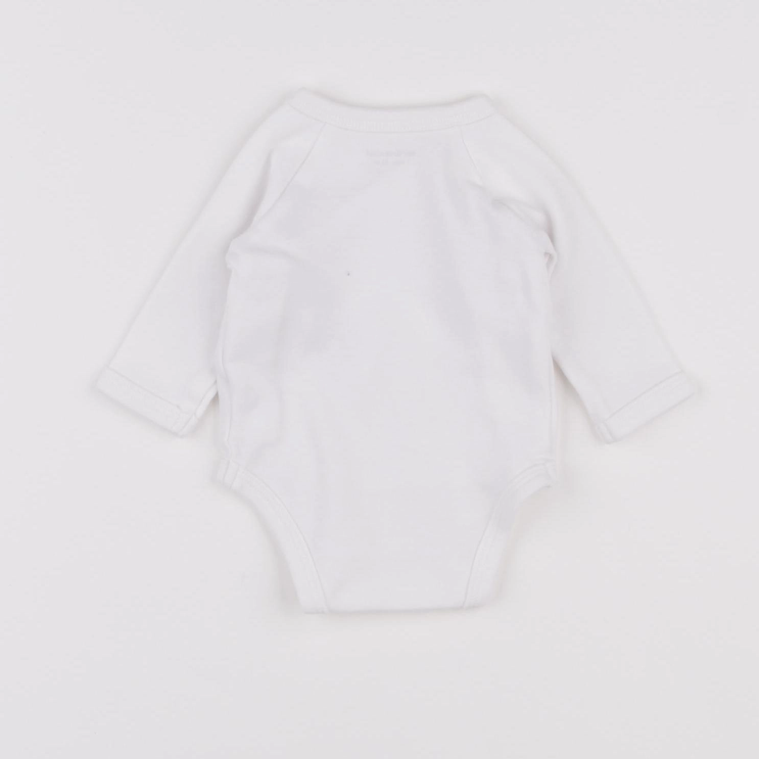 Vertbaudet - body blanc - 1 mois