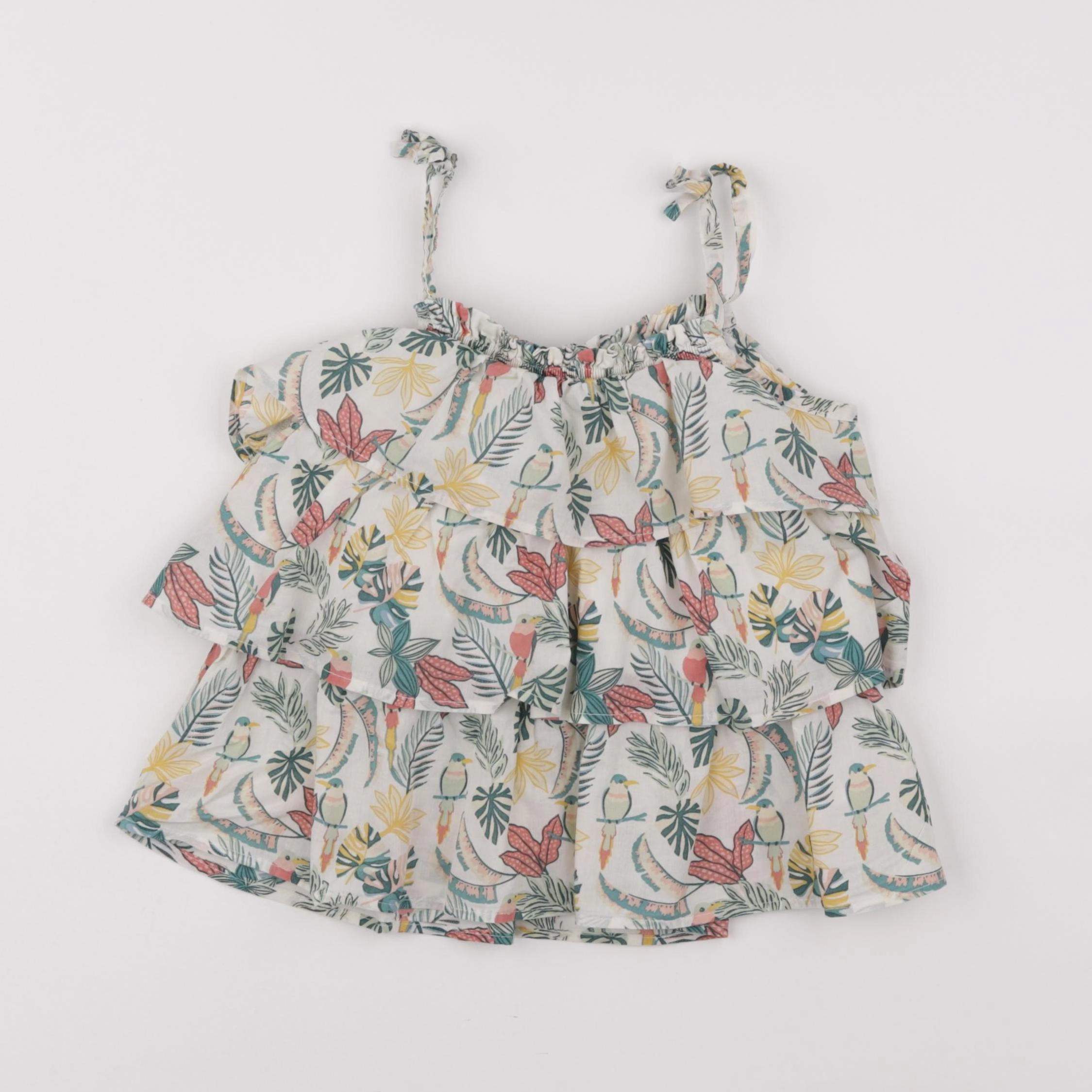 Vertbaudet - blouse multicolore - 8 ans