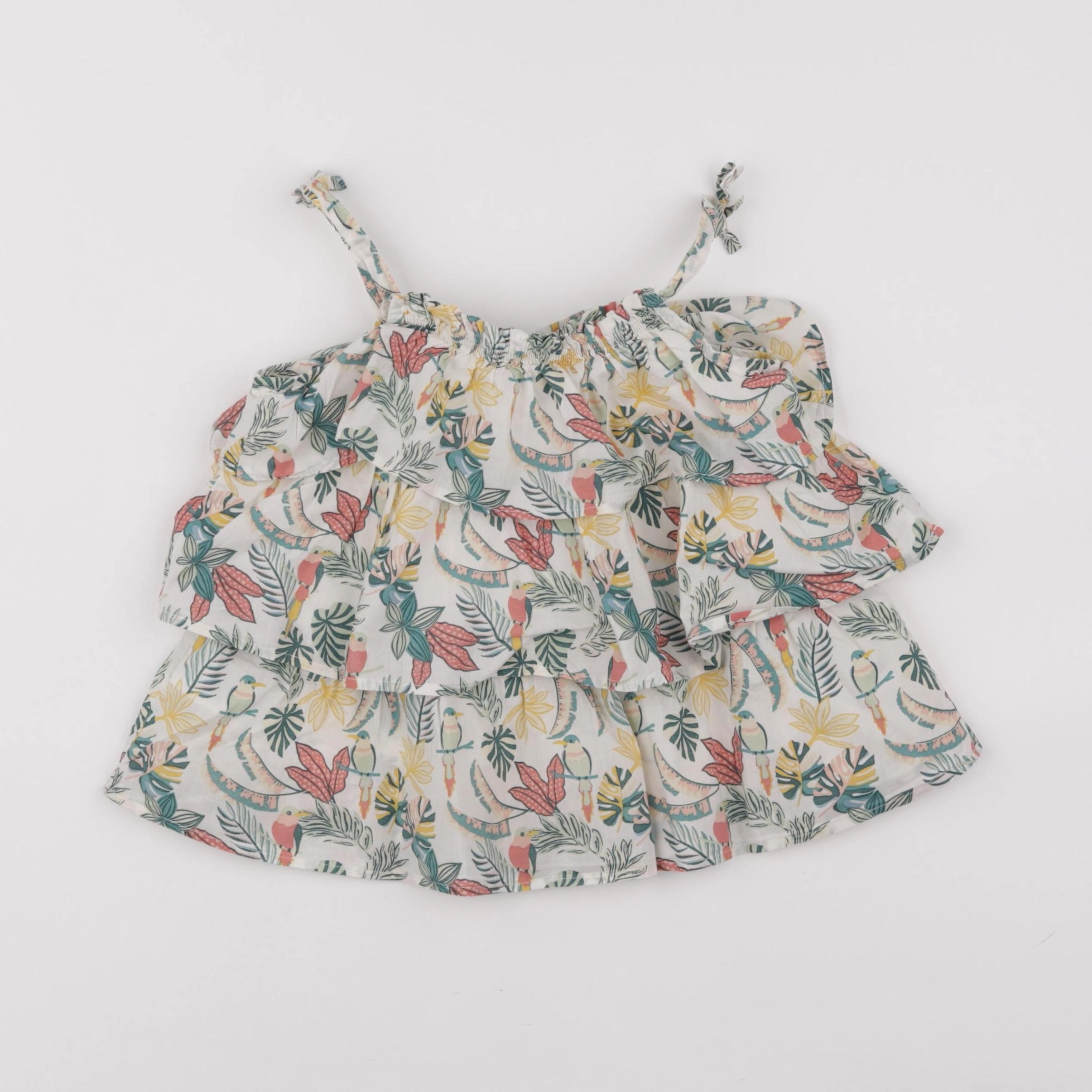 Vertbaudet - blouse multicolore - 8 ans