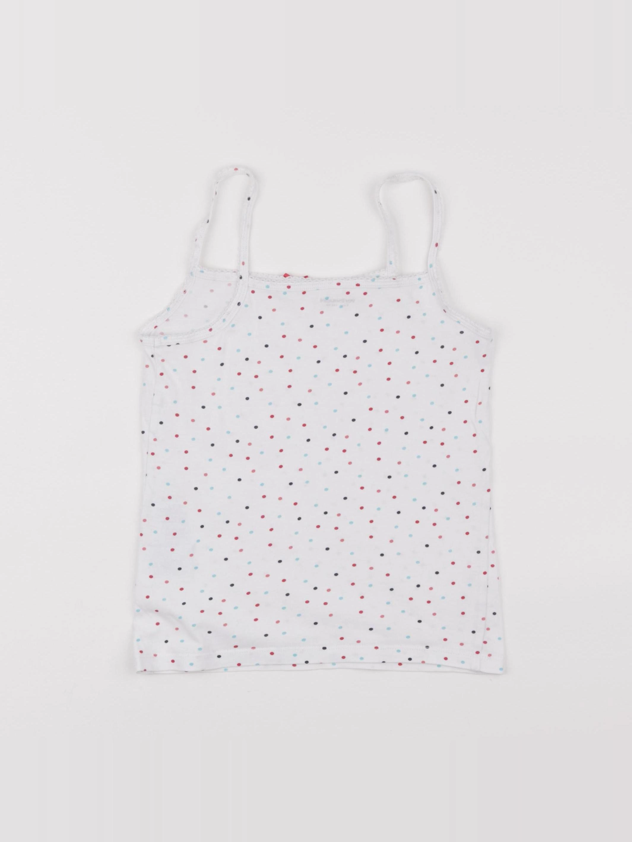 Vertbaudet - maillot de corps blanc, multicolore - 8 ans