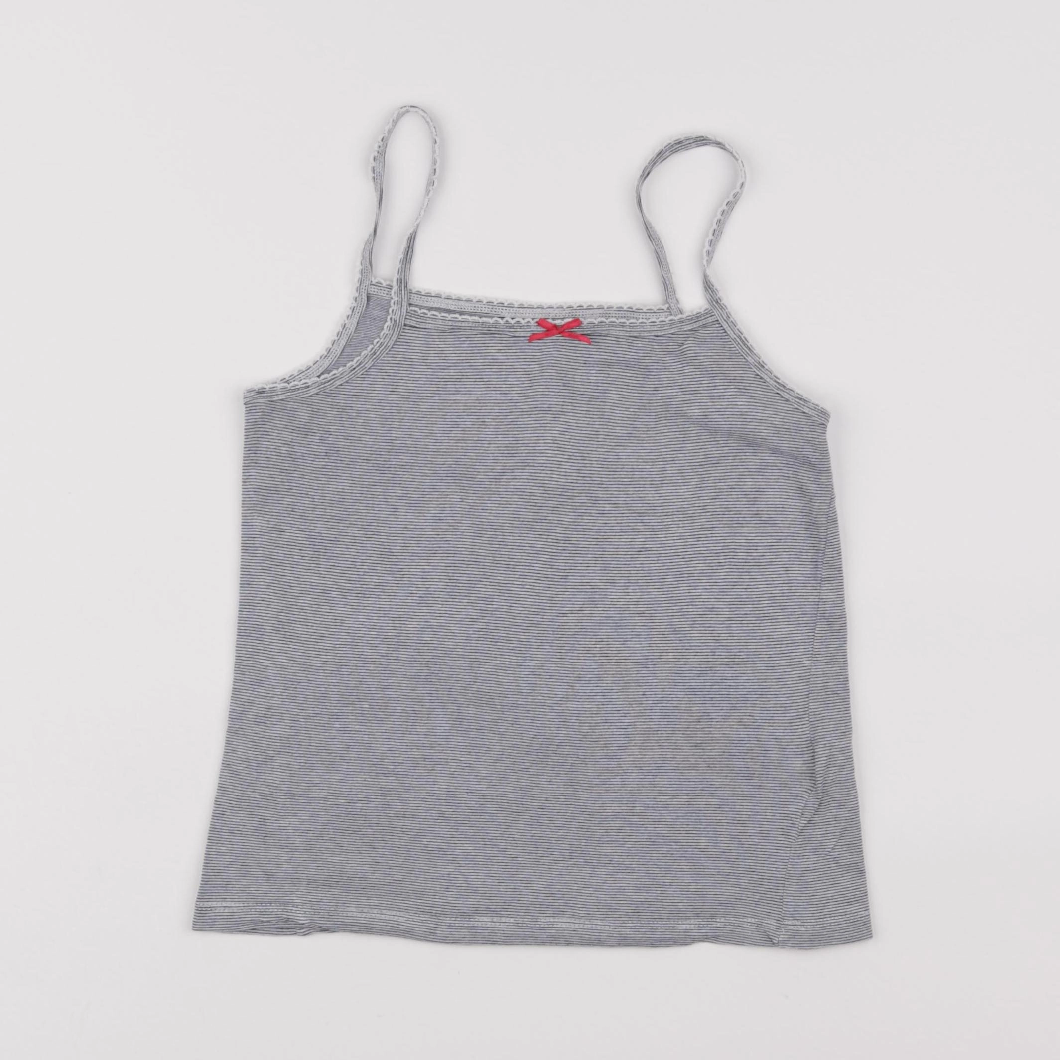 Vertbaudet - maillot de corps gris - 8 ans
