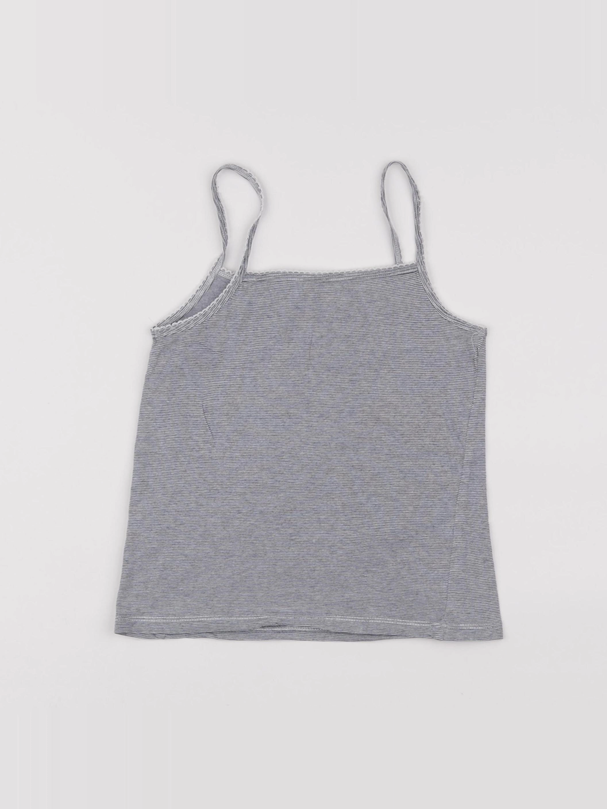Vertbaudet - maillot de corps gris - 8 ans
