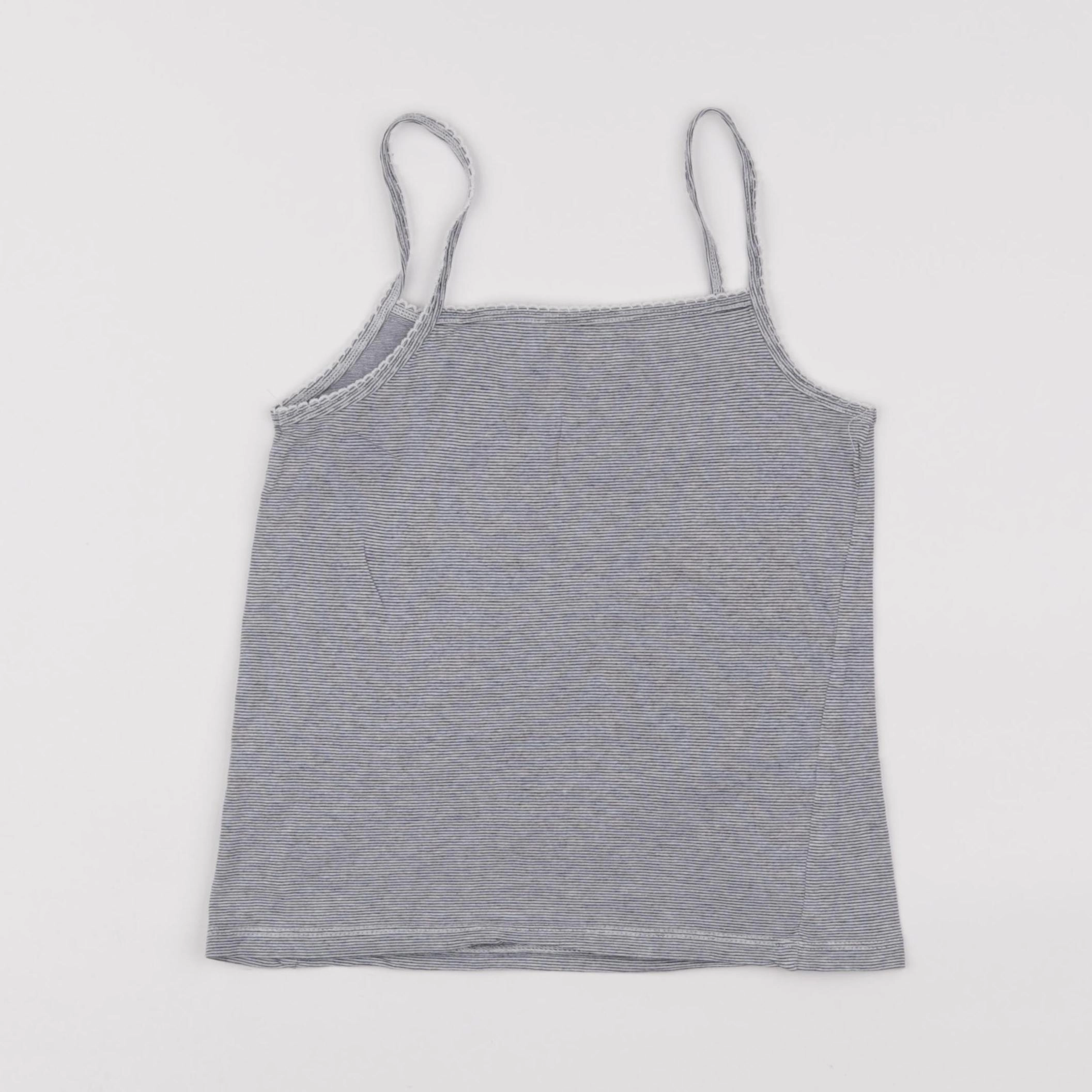Vertbaudet - maillot de corps gris - 8 ans
