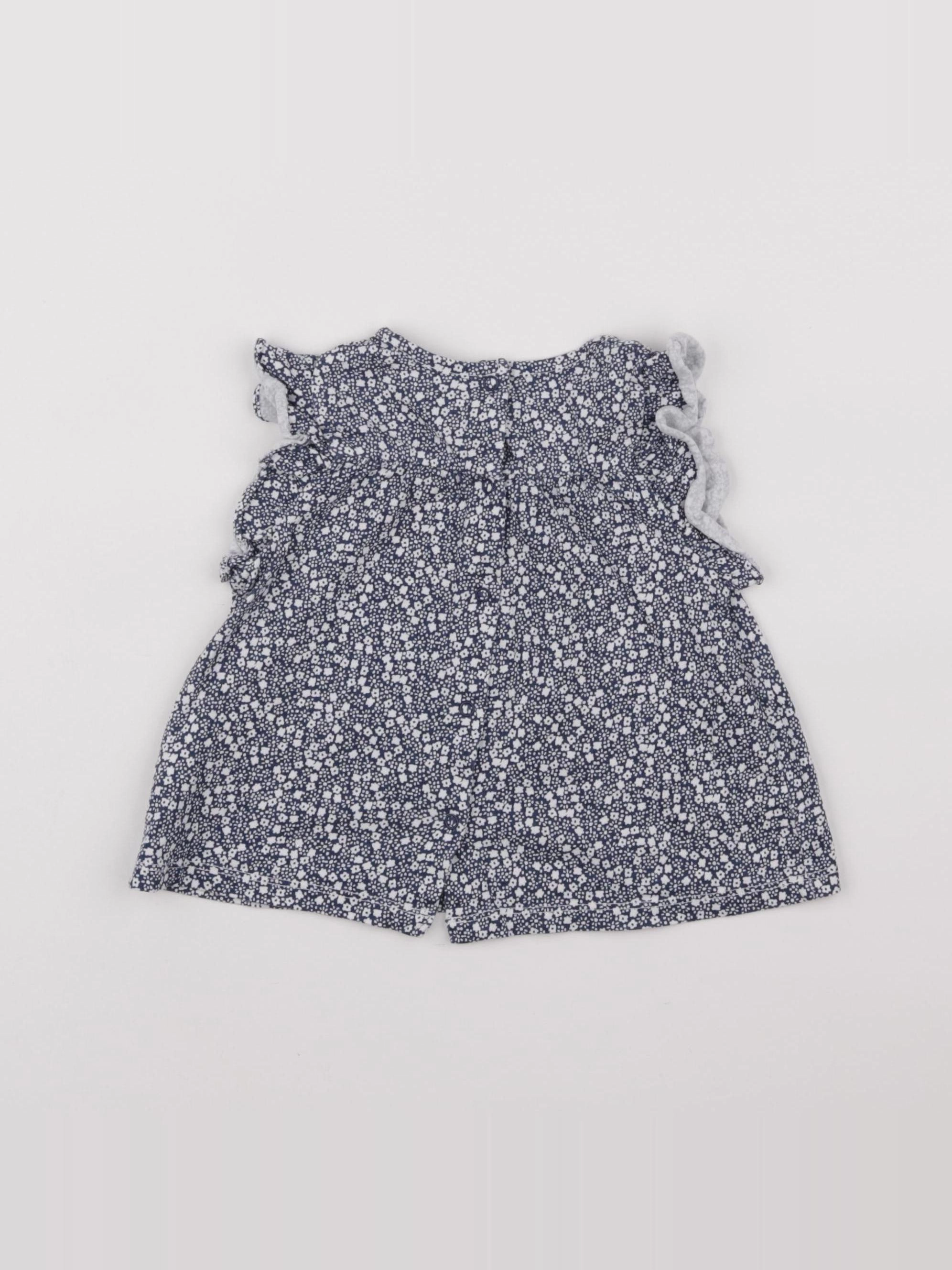 Vertbaudet - tee-shirt bleu - 24 mois