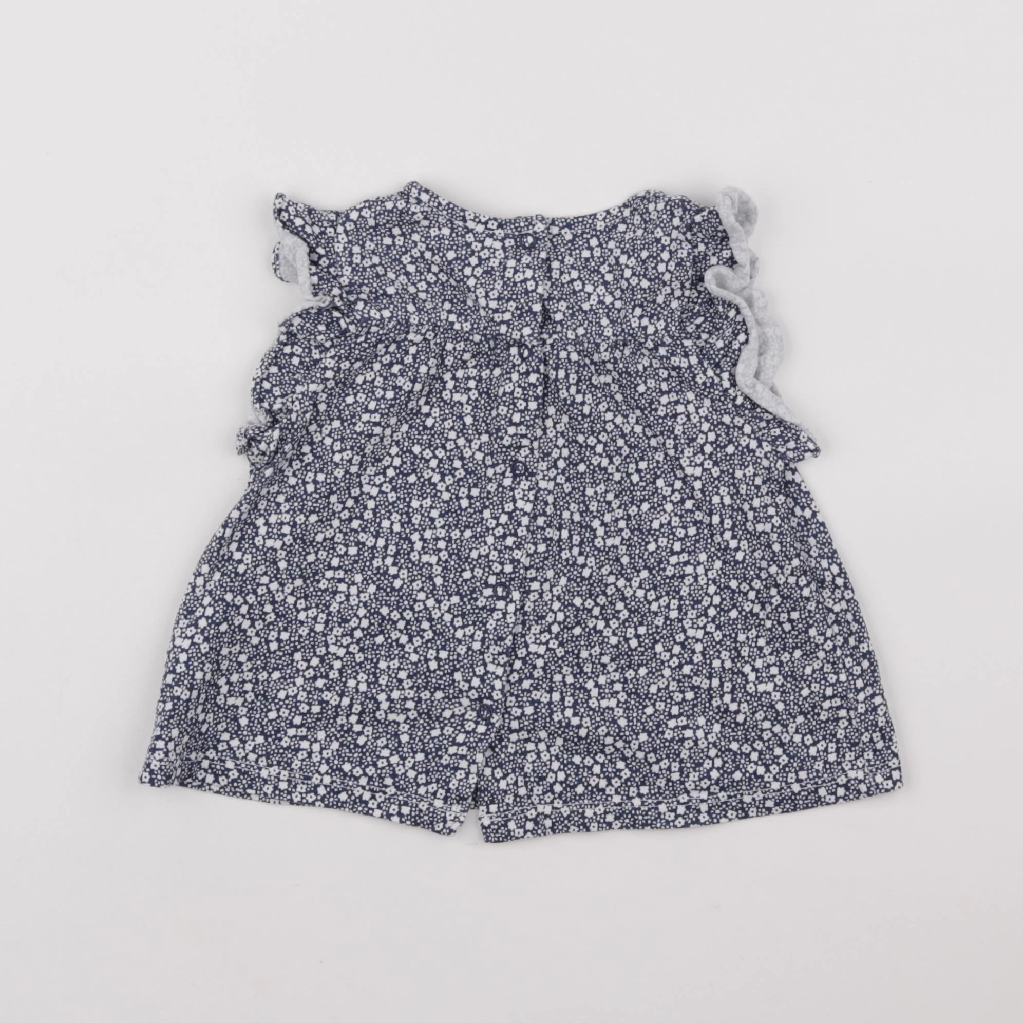 Vertbaudet - tee-shirt bleu - 24 mois