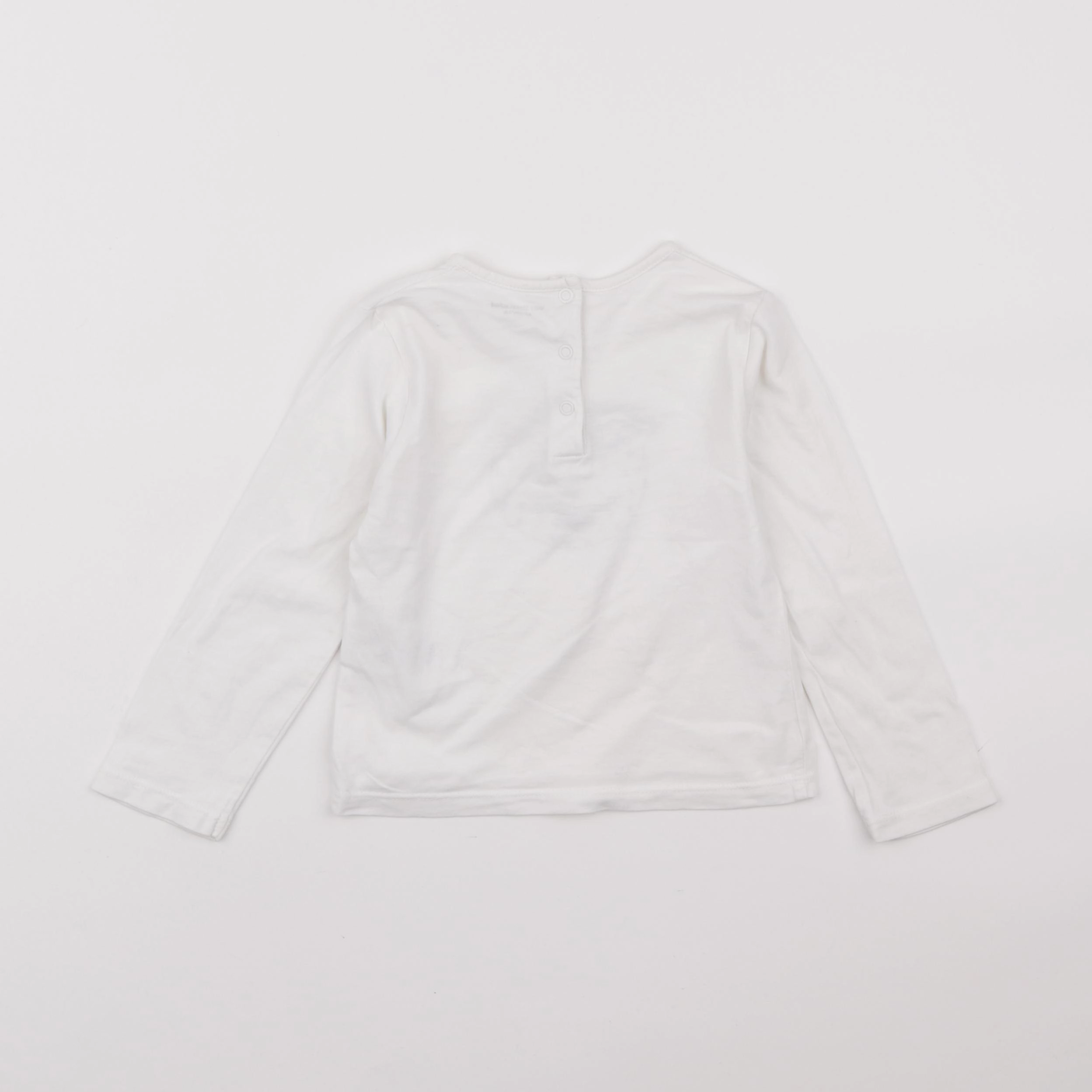 Vertbaudet - tee-shirt beige - 2 ans