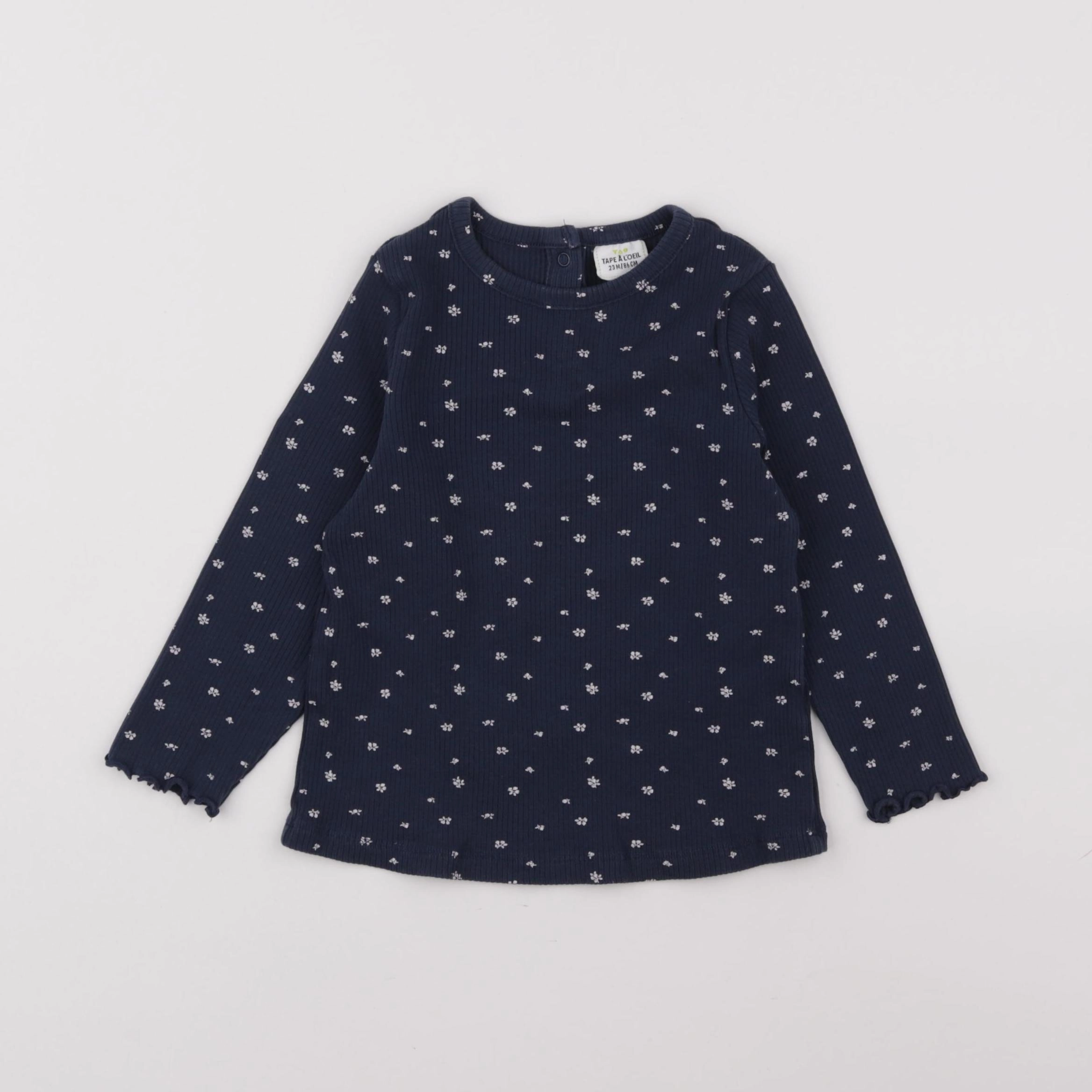 Tape à l'oeil - tee-shirt bleu - 24 mois