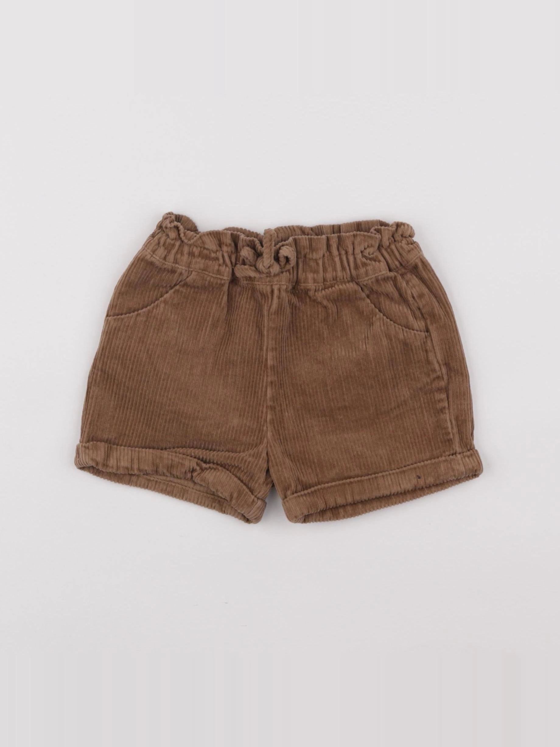 Vertbaudet - short marron - 24 mois