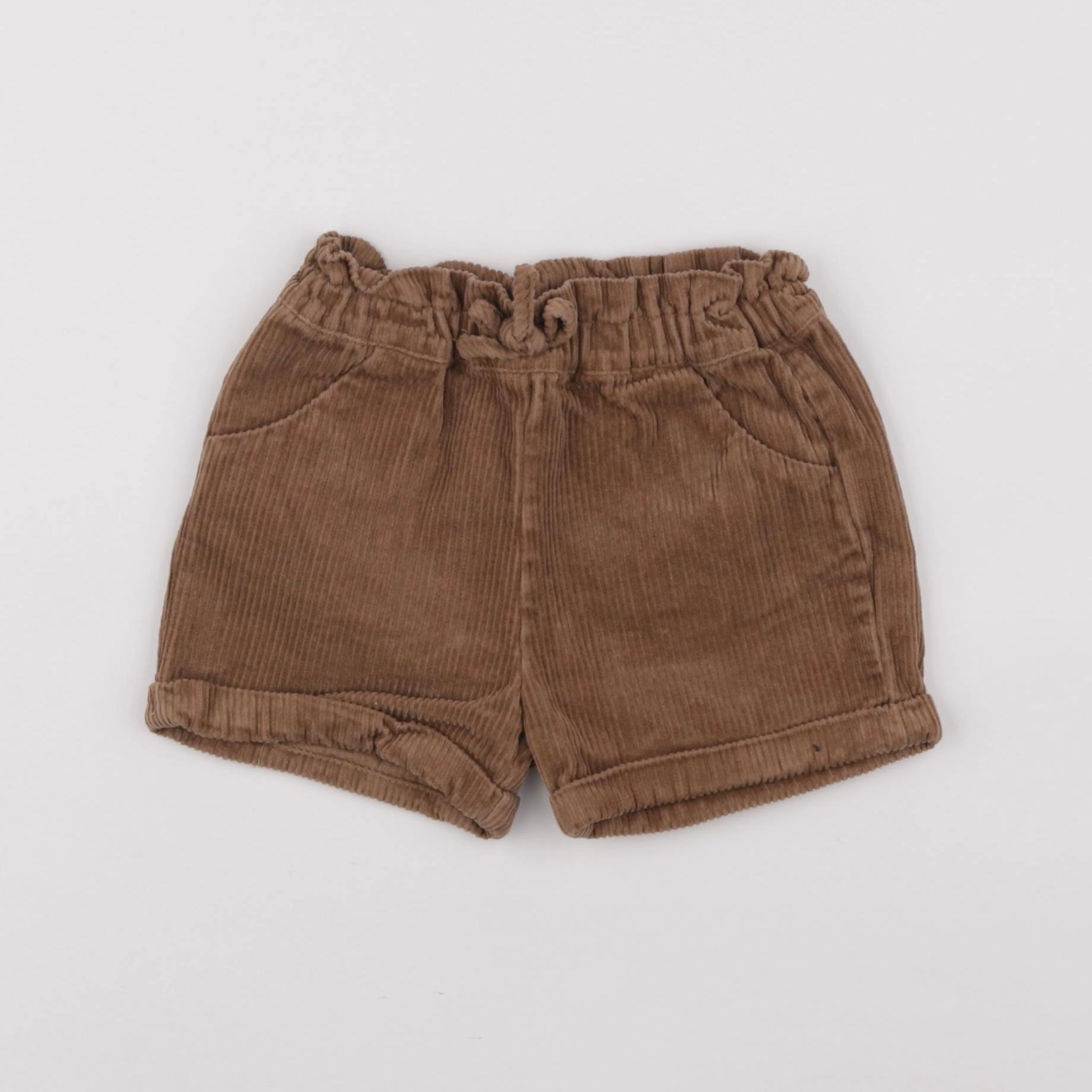 Vertbaudet - short marron - 24 mois