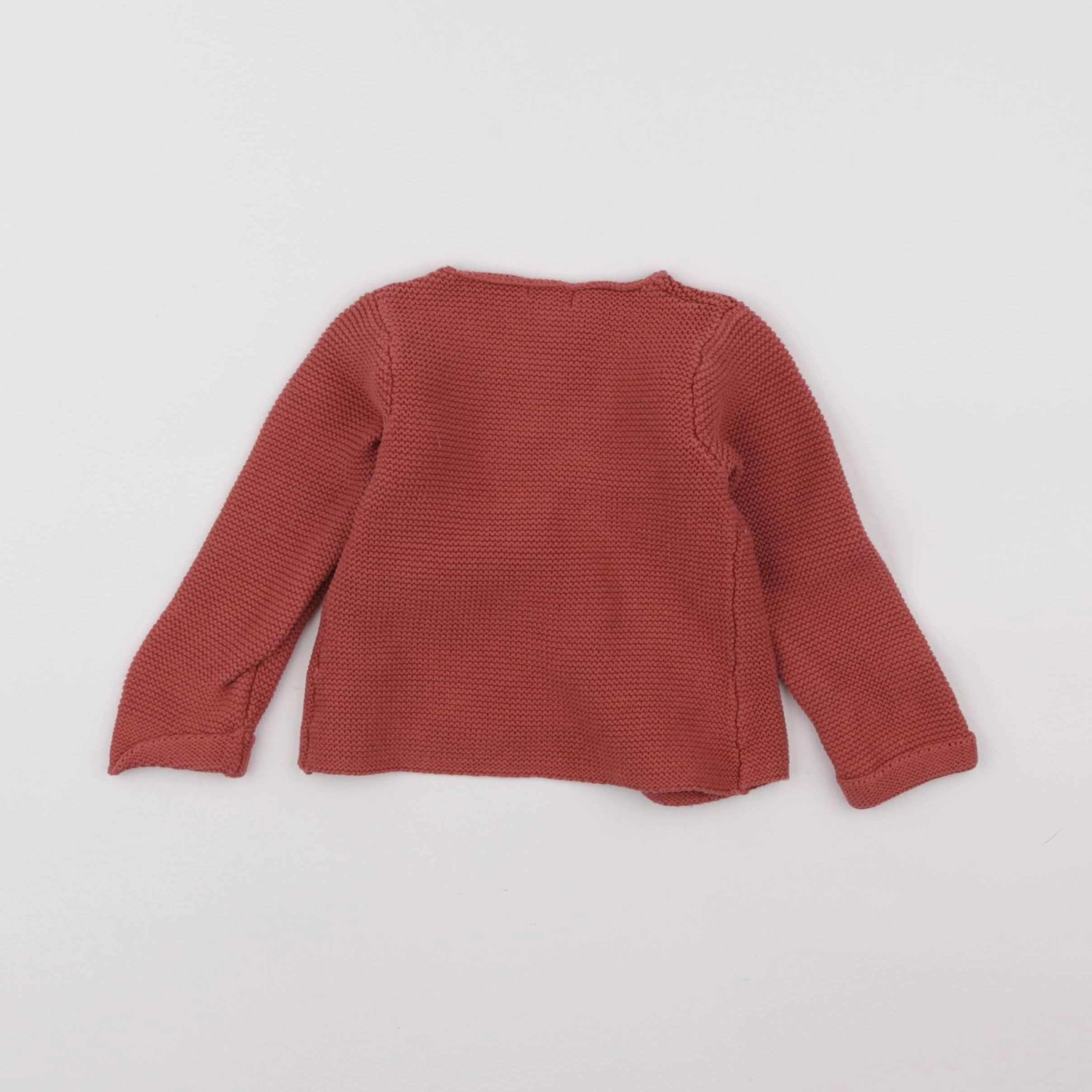 La Redoute - gilet rouge - 12 mois