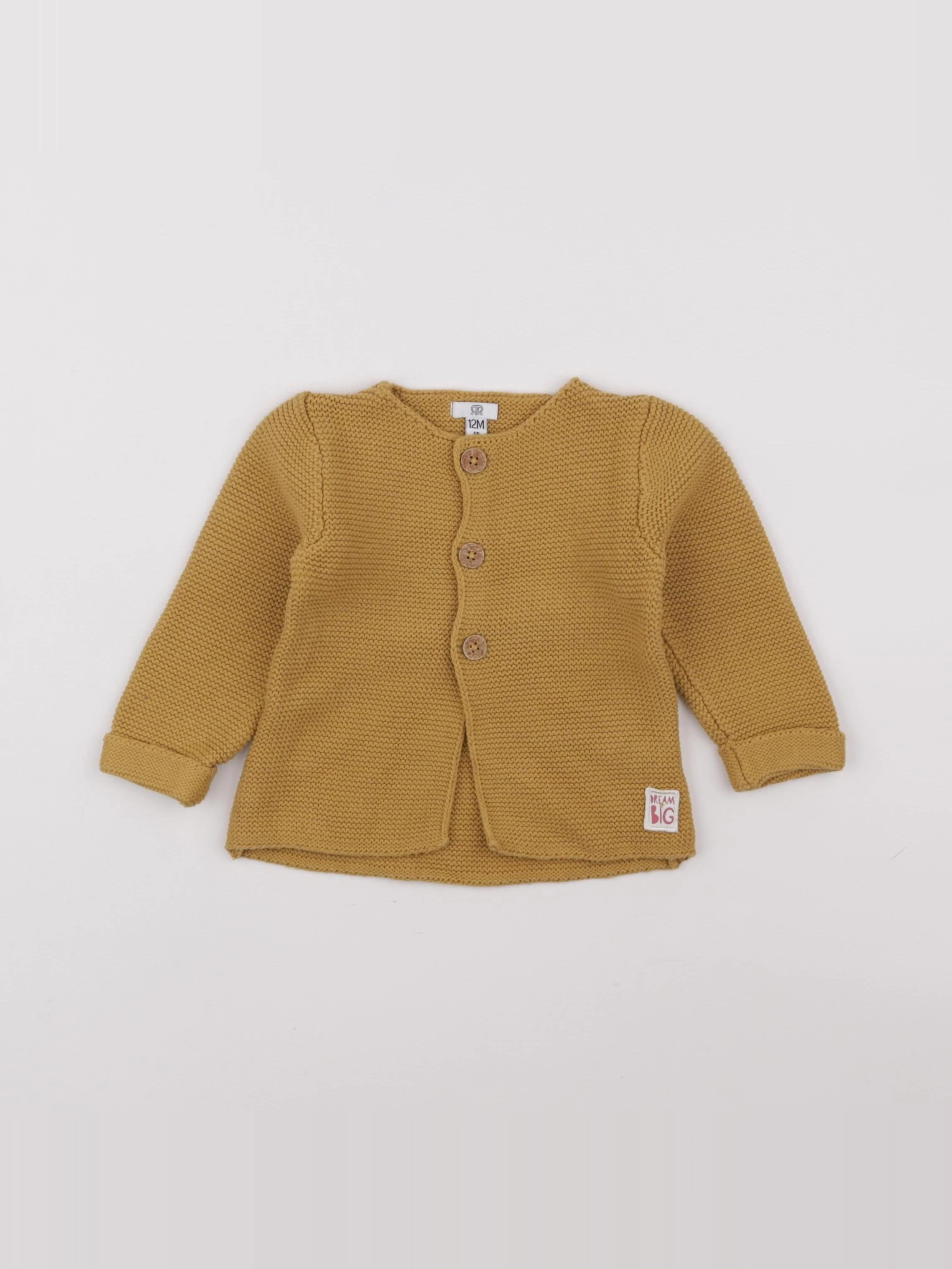 La Redoute - gilet jaune - 12 mois