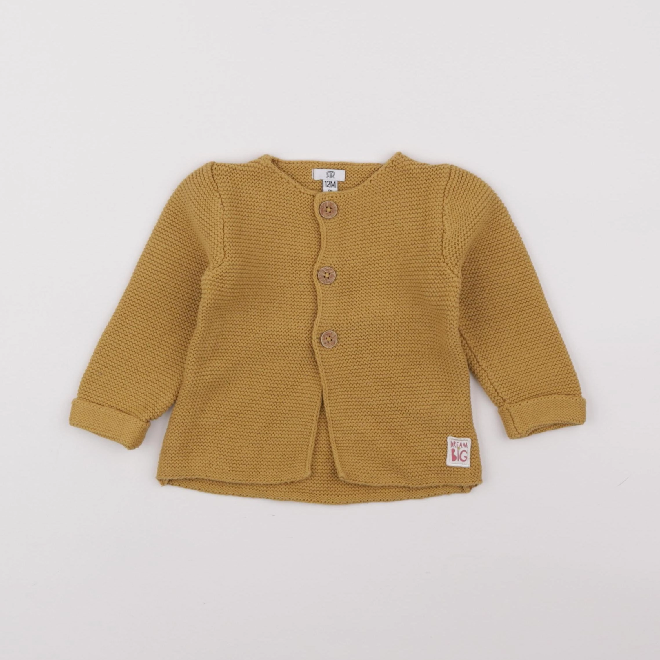 La Redoute - gilet jaune - 12 mois
