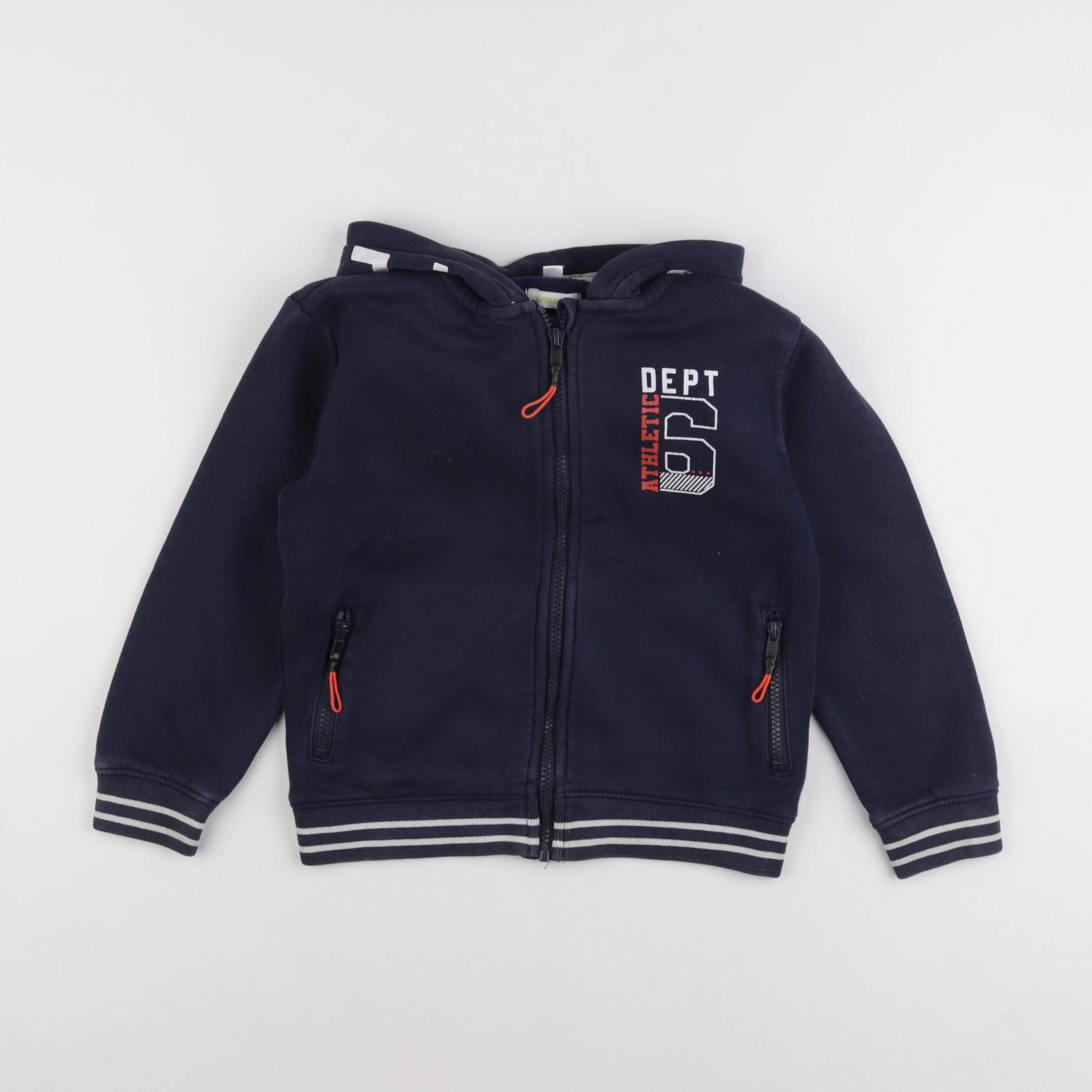 Vertbaudet - sweat bleu - 8 ans