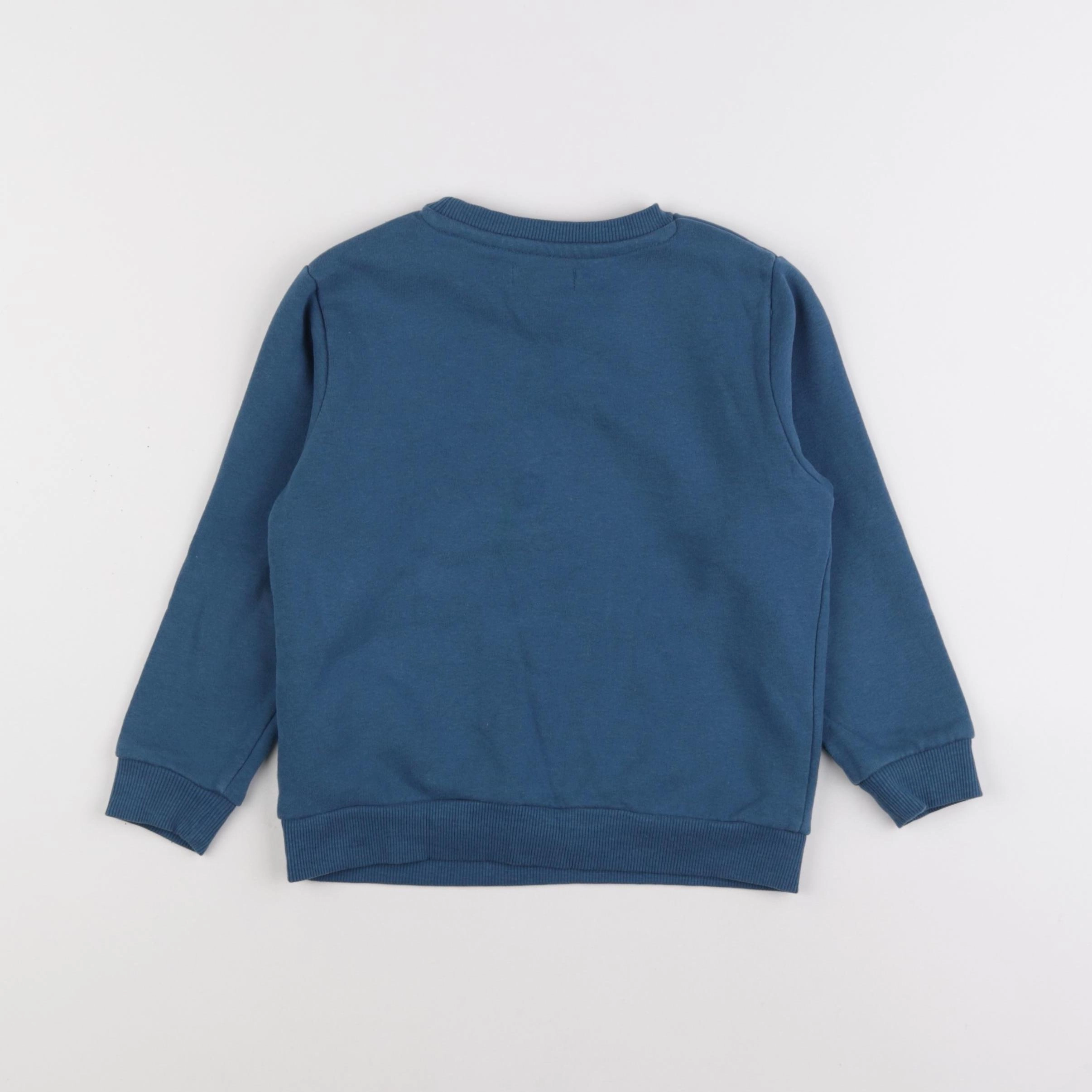 Vertbaudet - sweat bleu - 5 ans