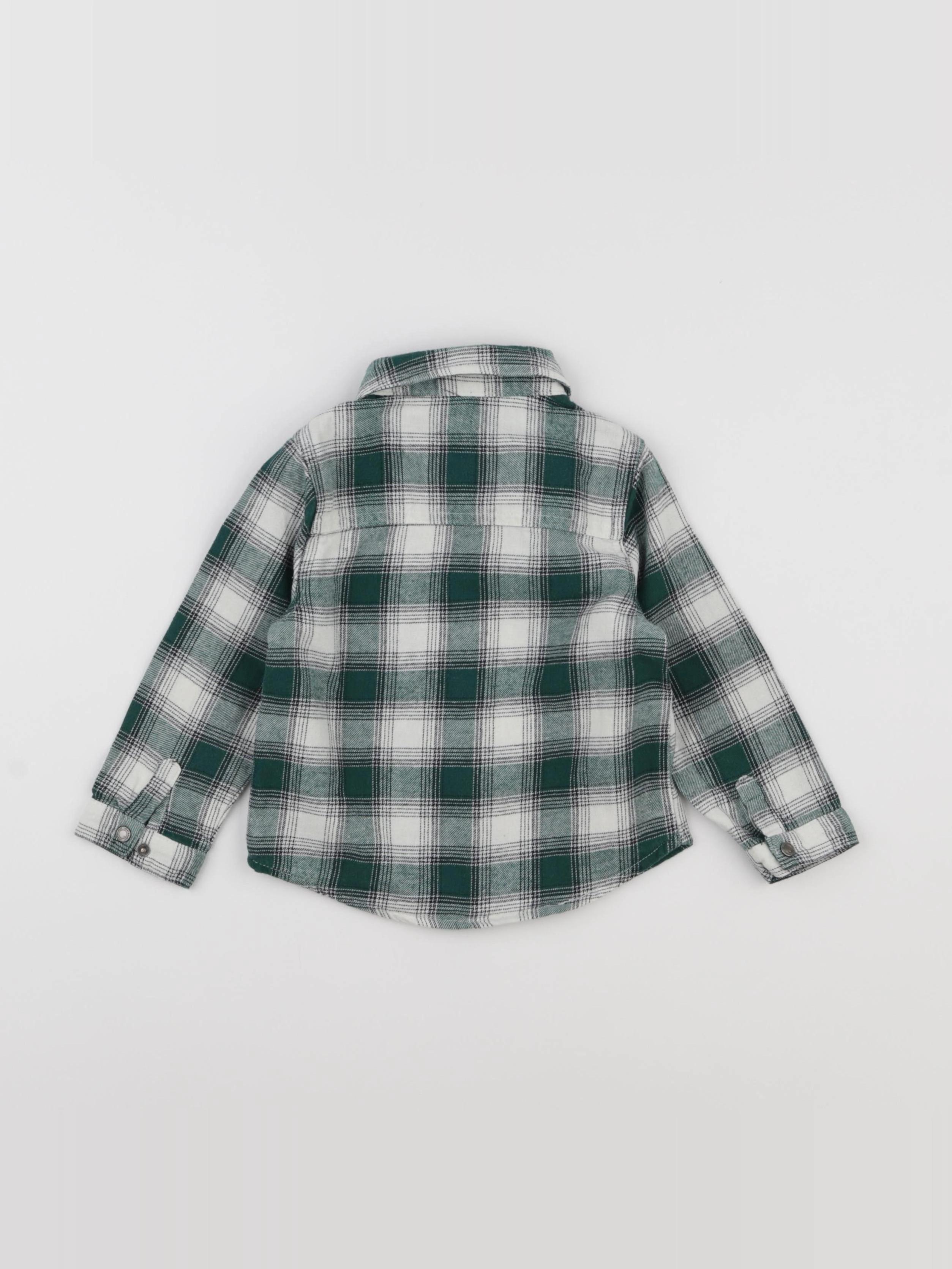 Vertbaudet - chemise vert - 24 mois