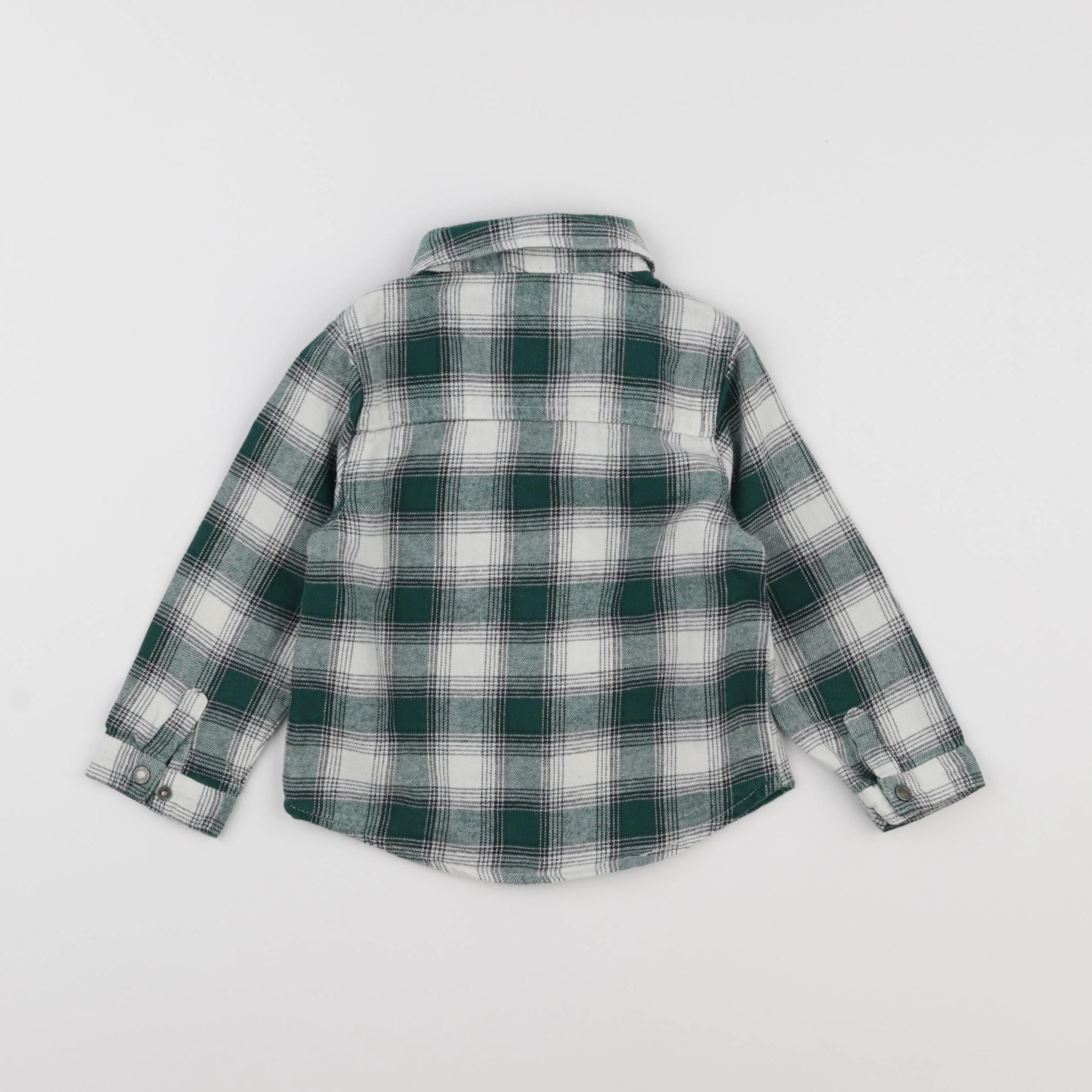 Vertbaudet - chemise vert - 24 mois