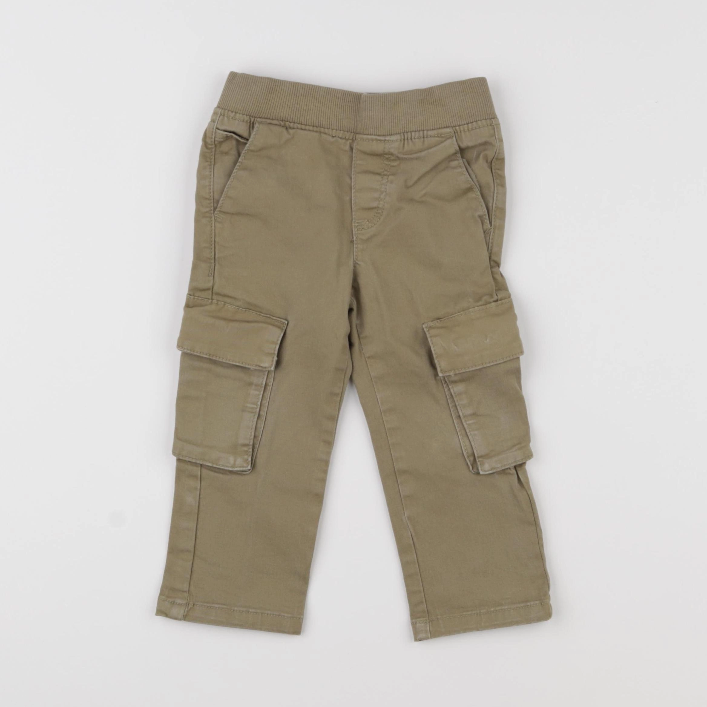 Vertbaudet - pantalon vert - 2 ans