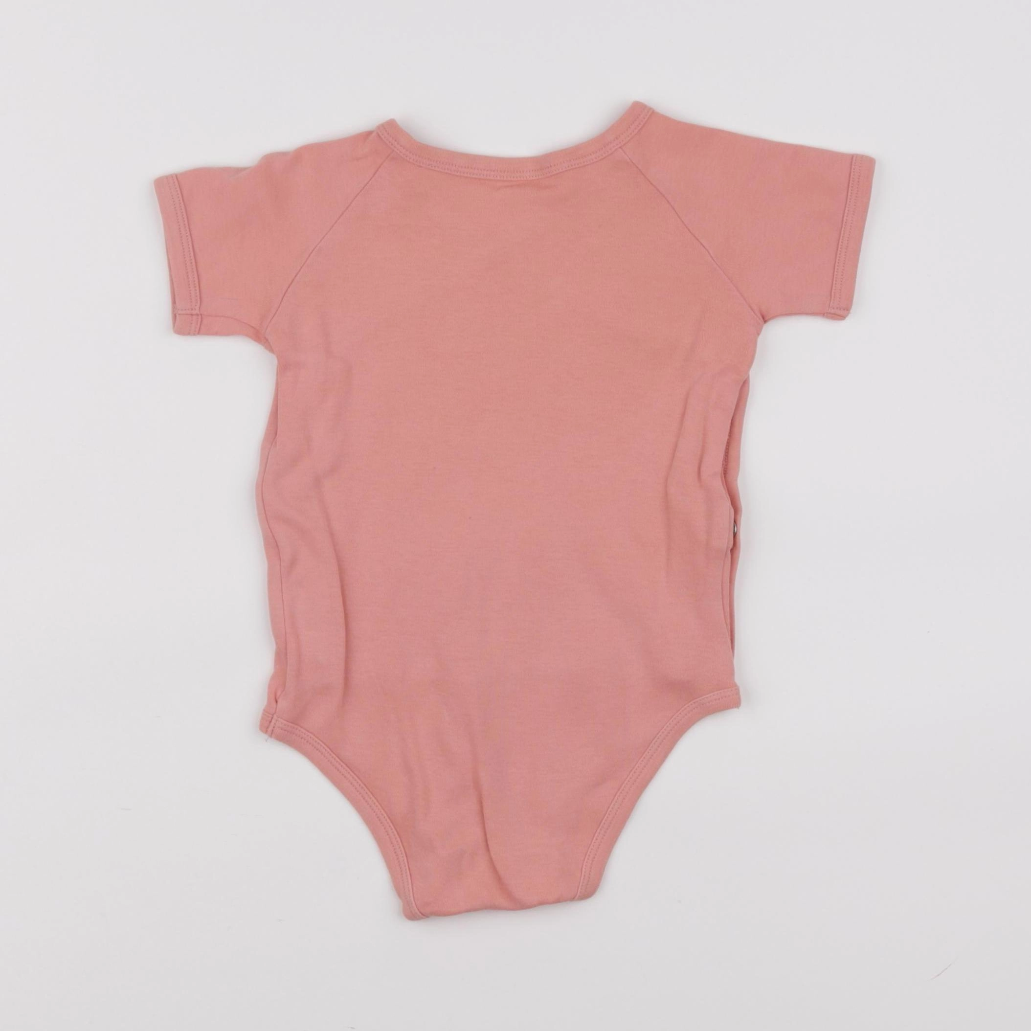 Vertbaudet - body rose - 9 mois