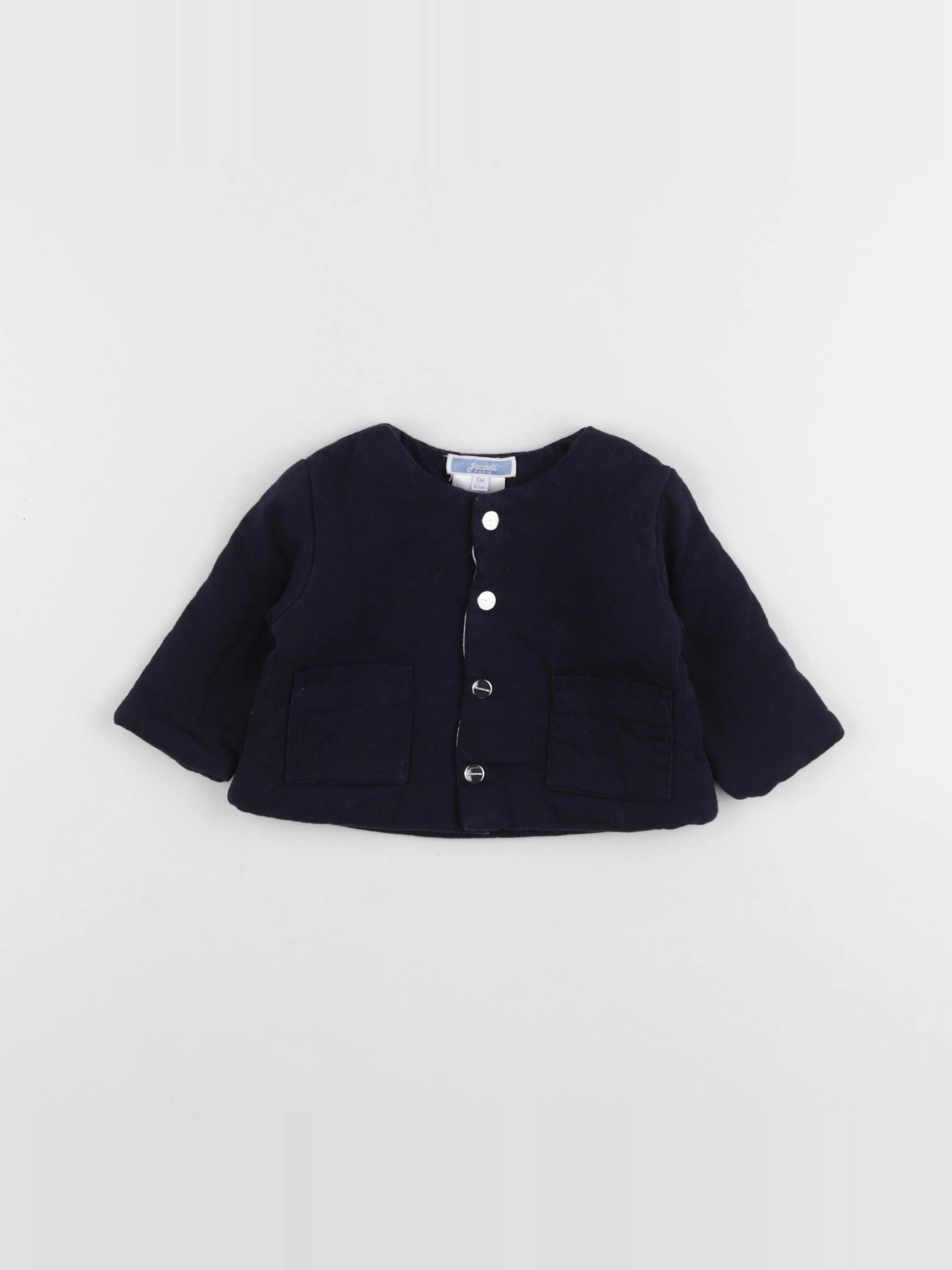 Jacadi - veste bleu - 6 mois