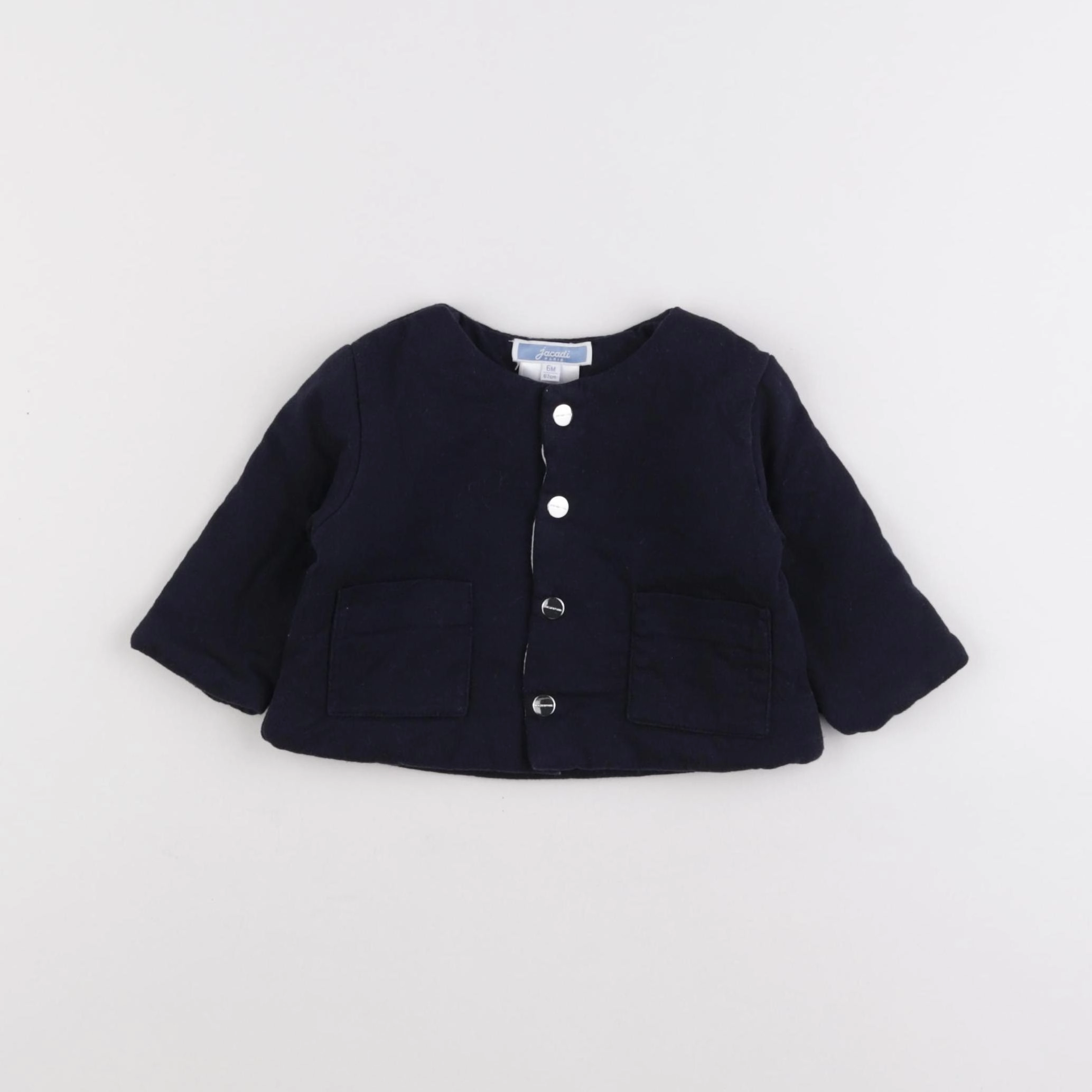 Jacadi - veste bleu - 6 mois