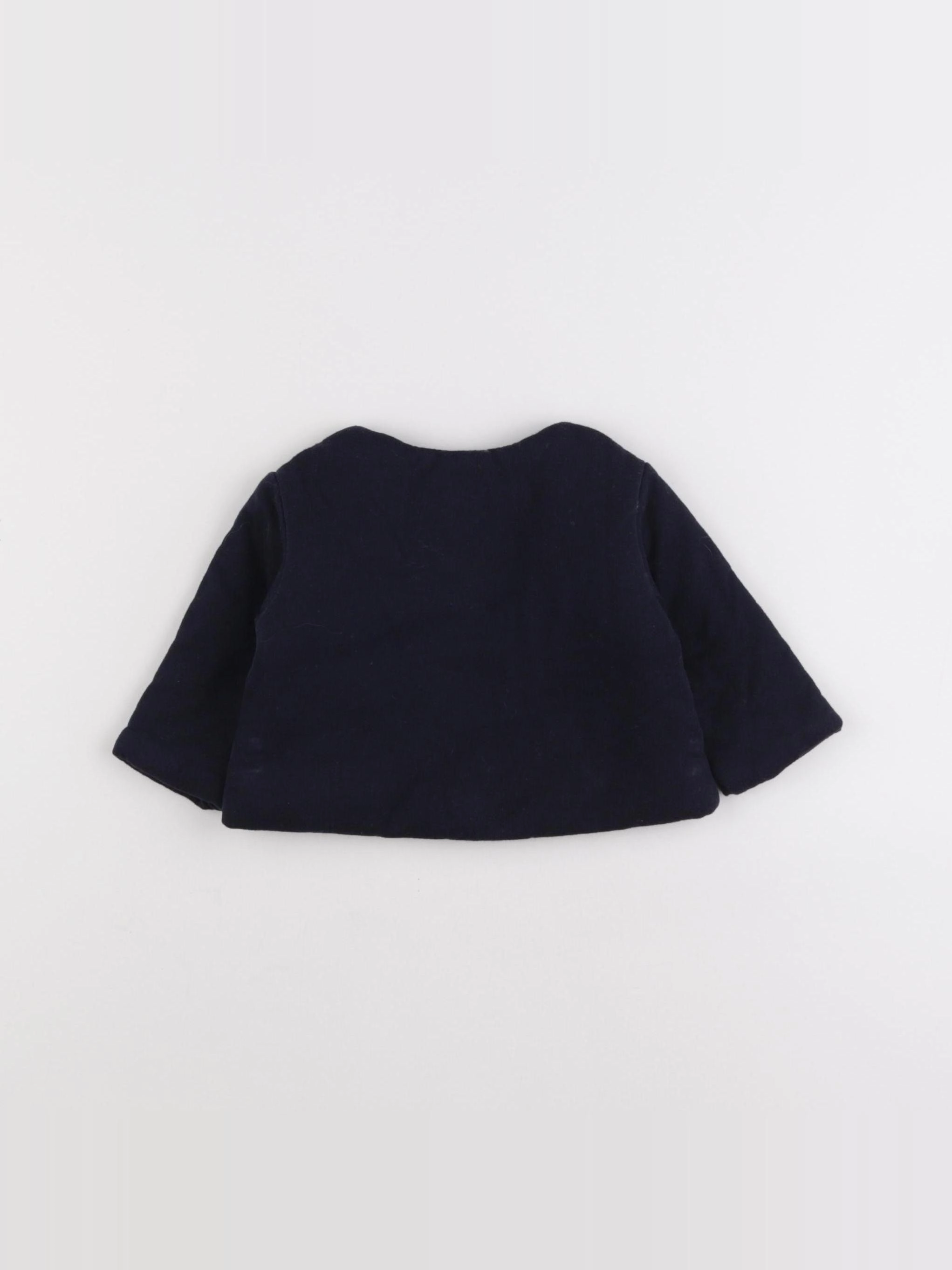 Jacadi - veste bleu - 6 mois