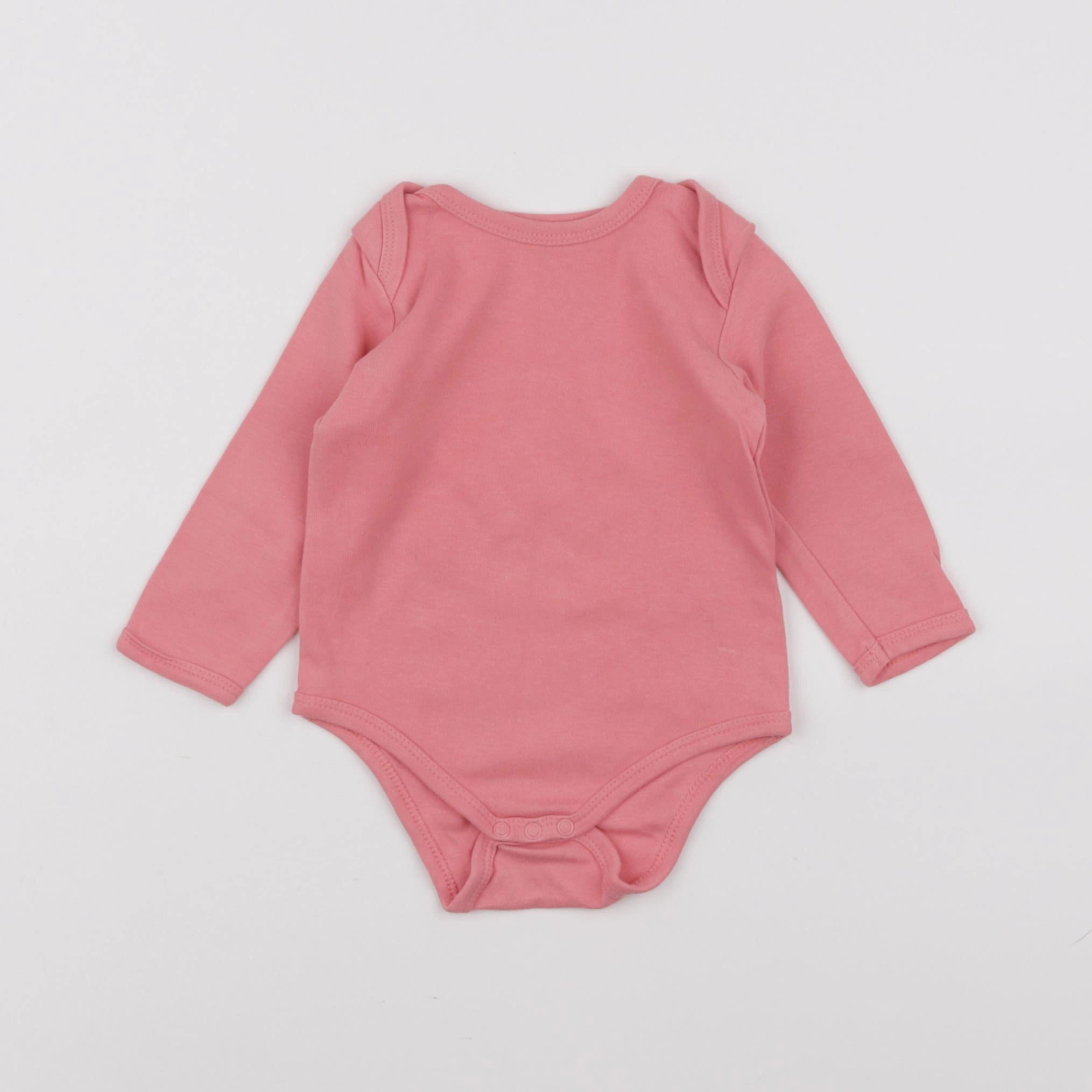 Vertbaudet - body rose - 9 mois
