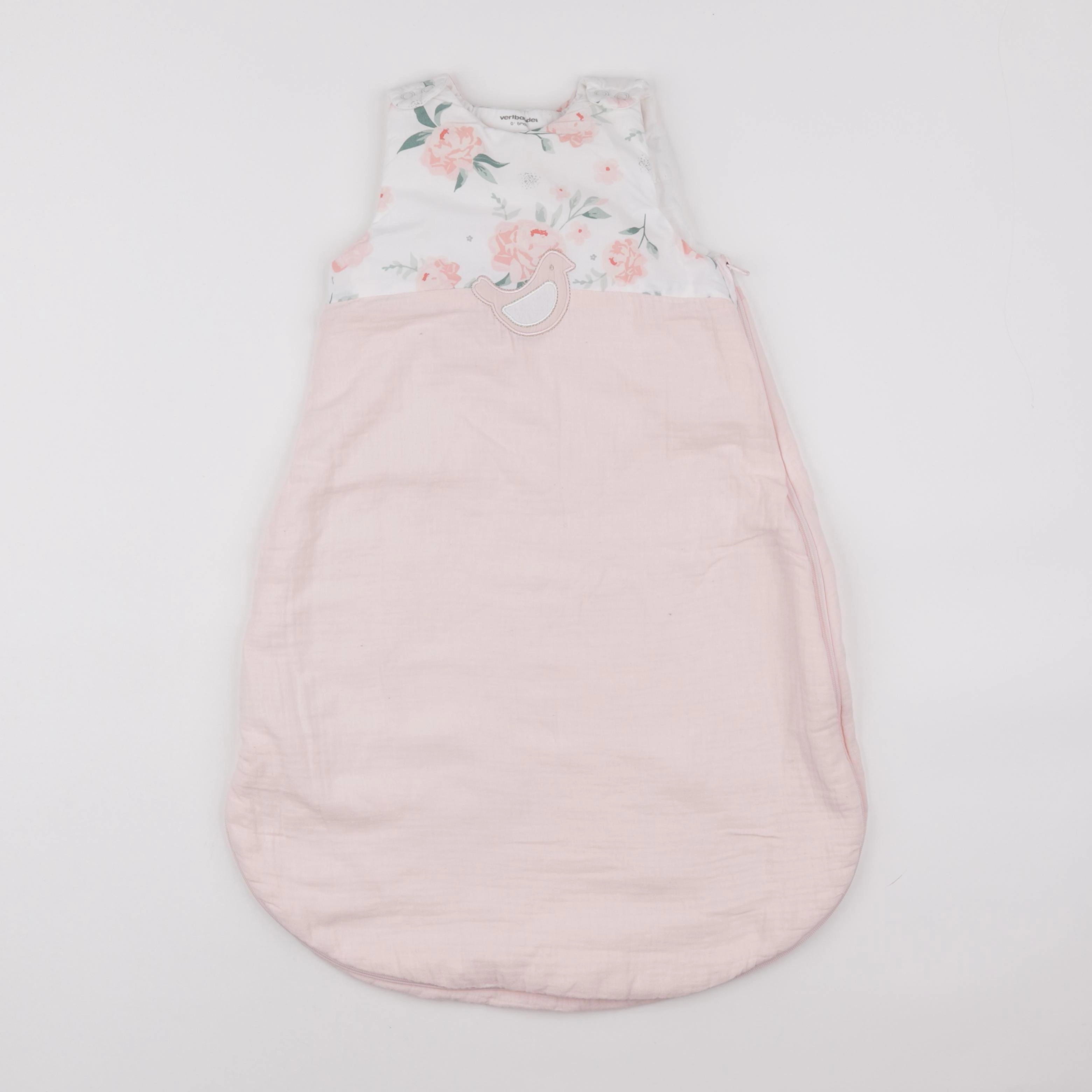 Vertbaudet - gigoteuse rose - 0/6 mois