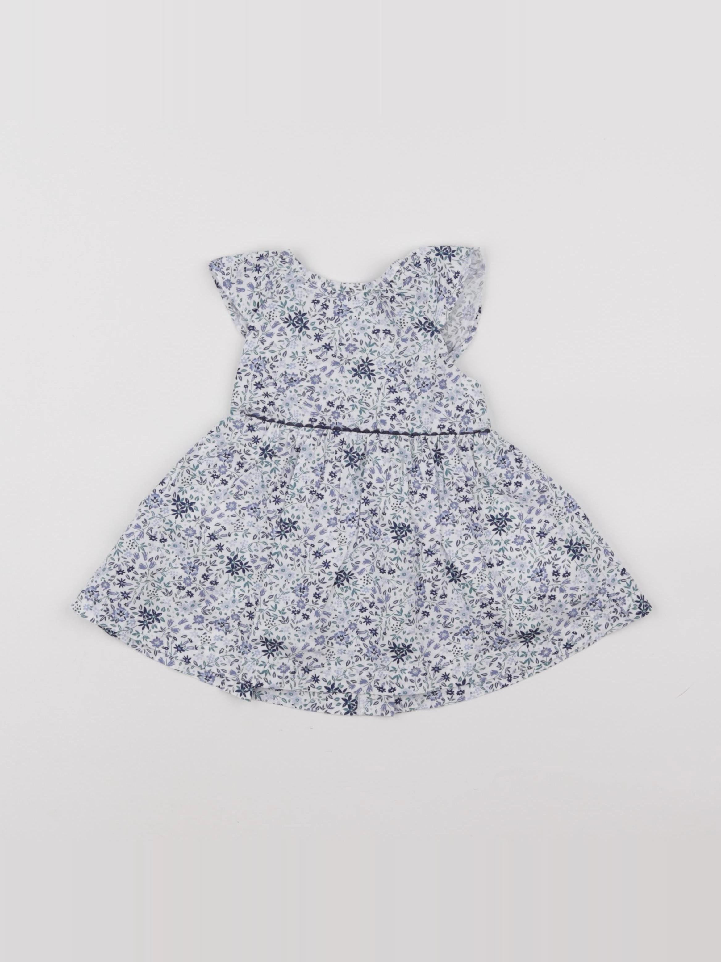 Vertbaudet - robe bleu - 6 mois