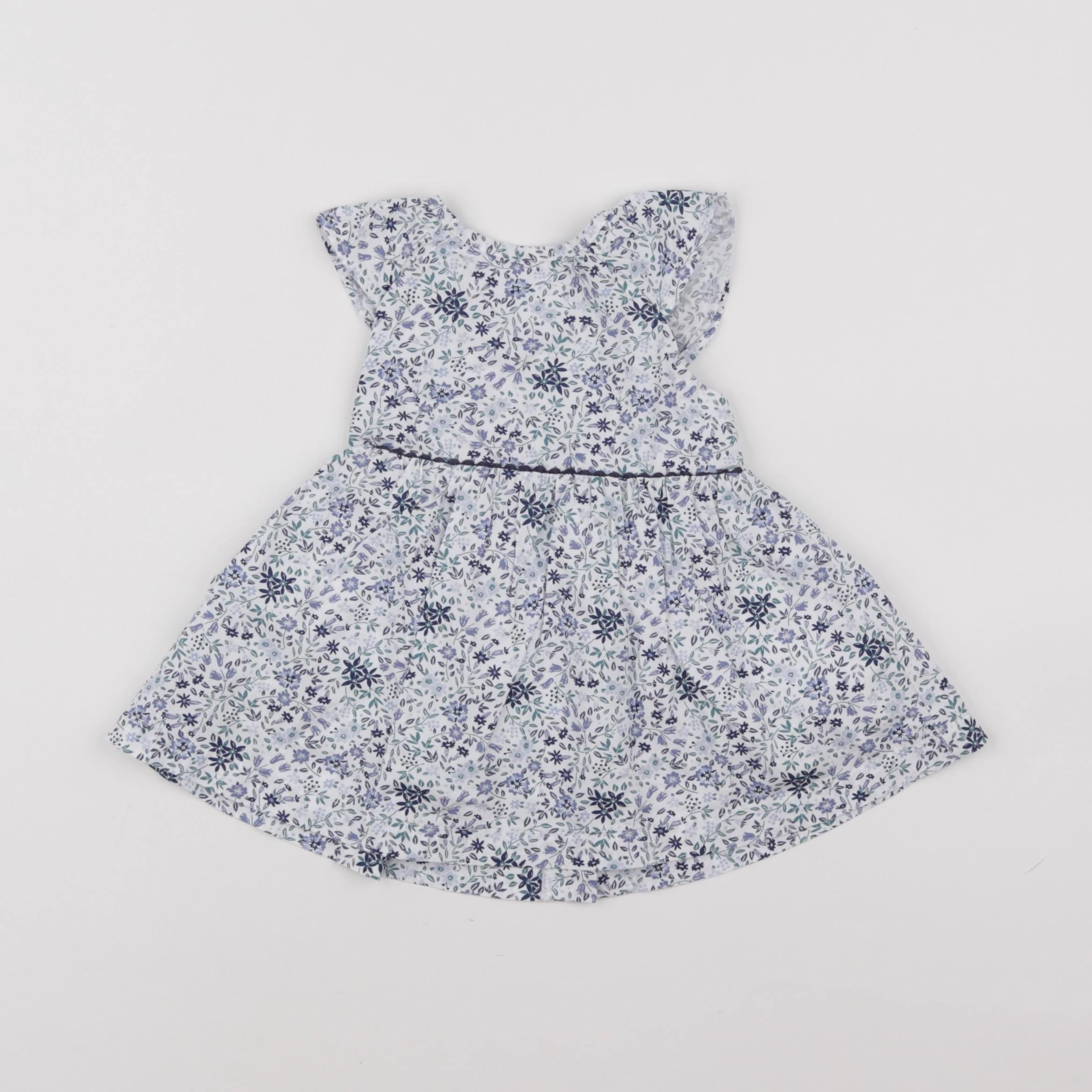 Vertbaudet - robe bleu - 6 mois