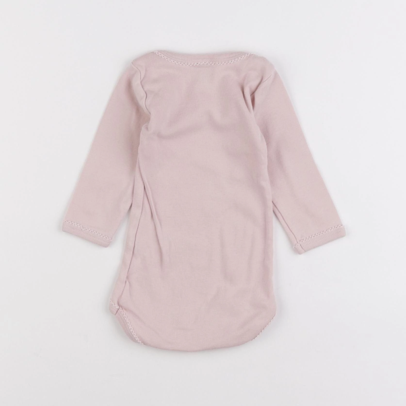 Petit Bateau - body rose - 12 mois