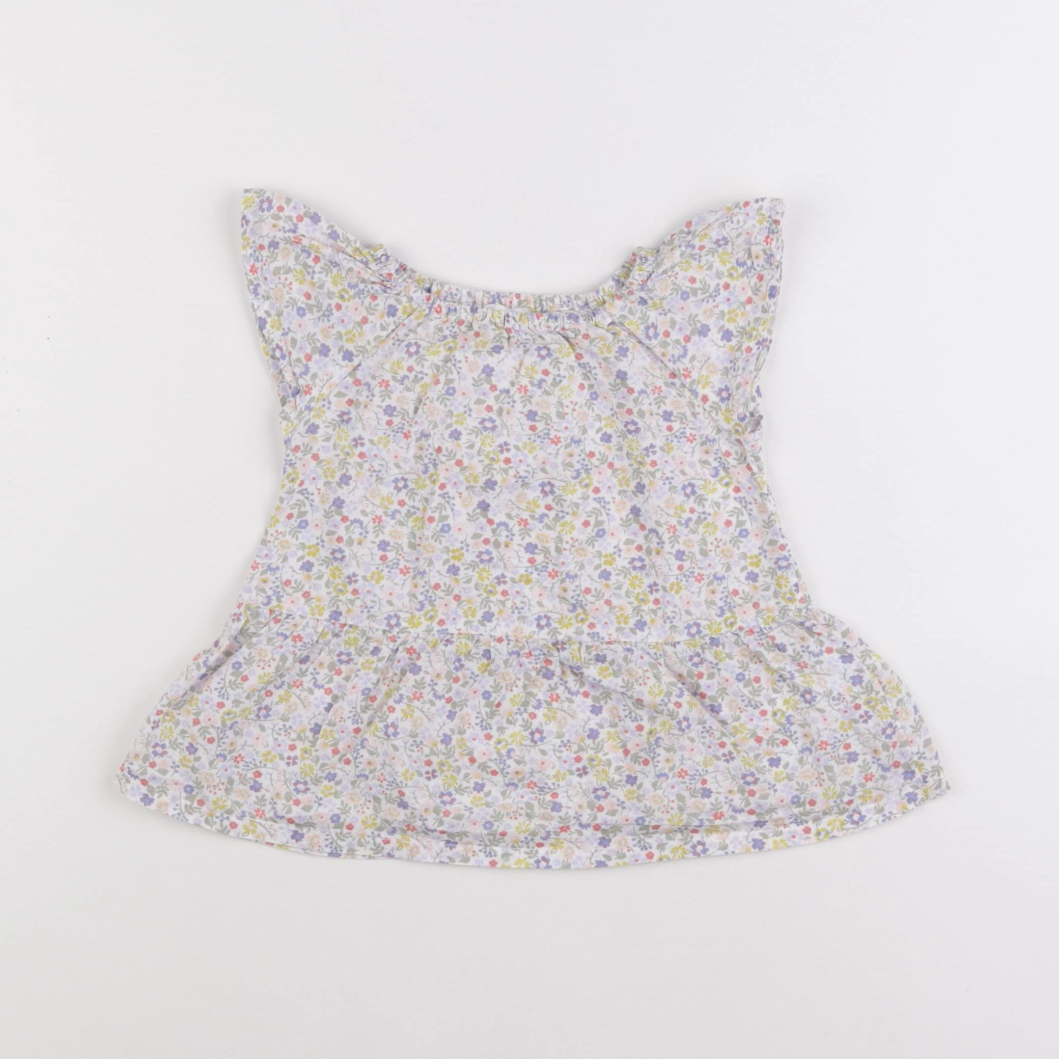 Petit Bateau - blouse multicolore - 3 mois