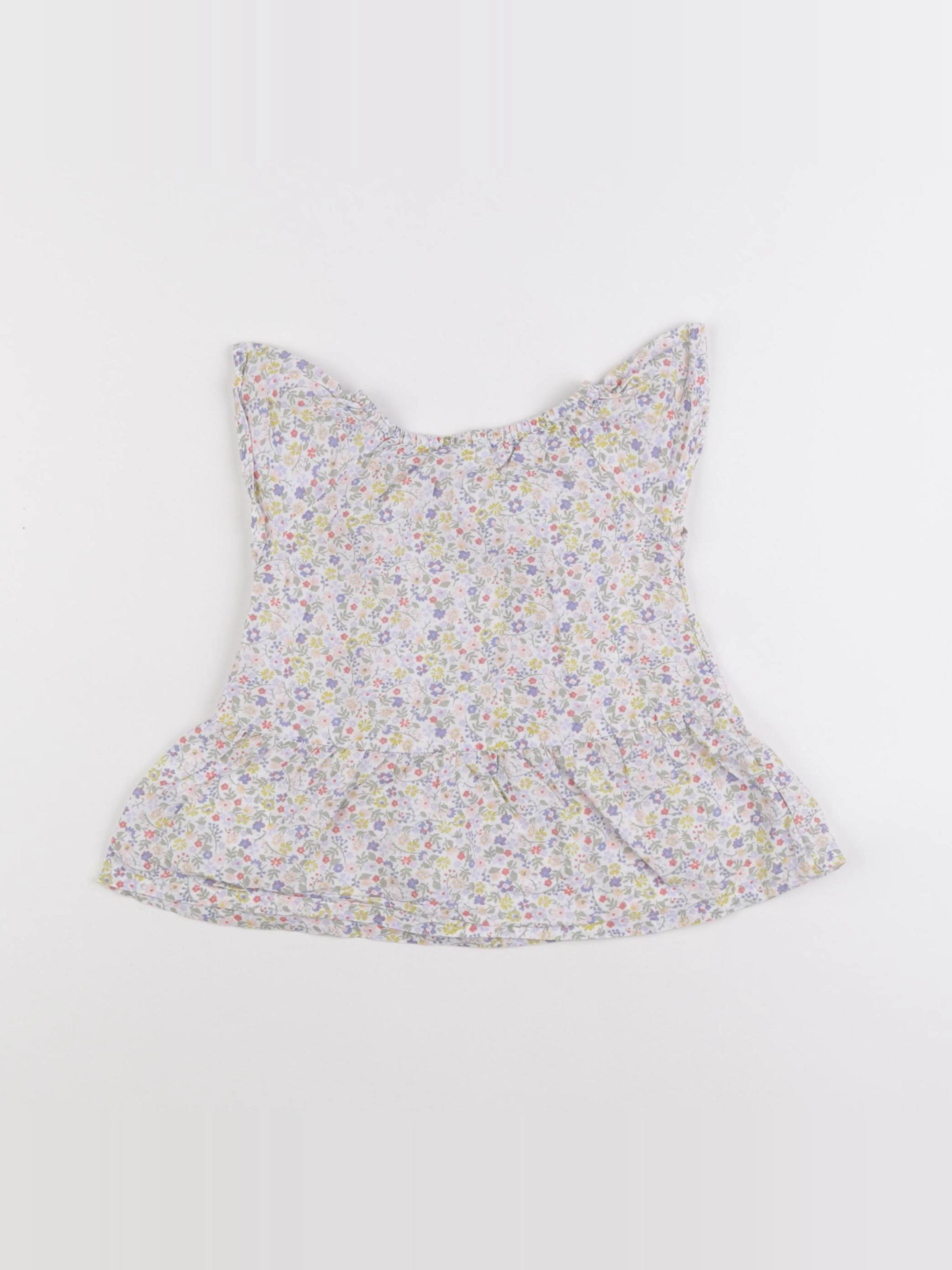 Petit Bateau - blouse multicolore - 3 mois