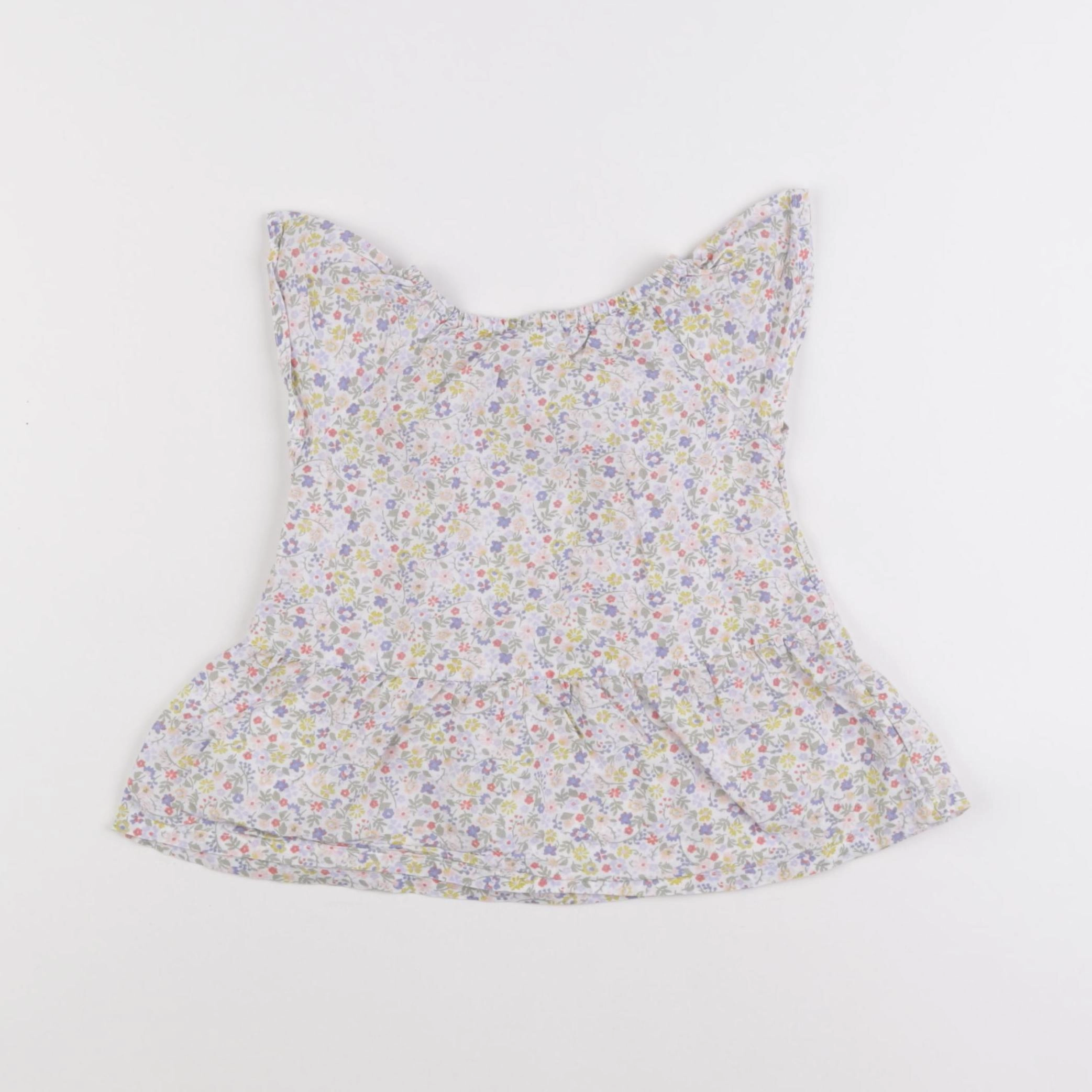 Petit Bateau - blouse multicolore - 3 mois