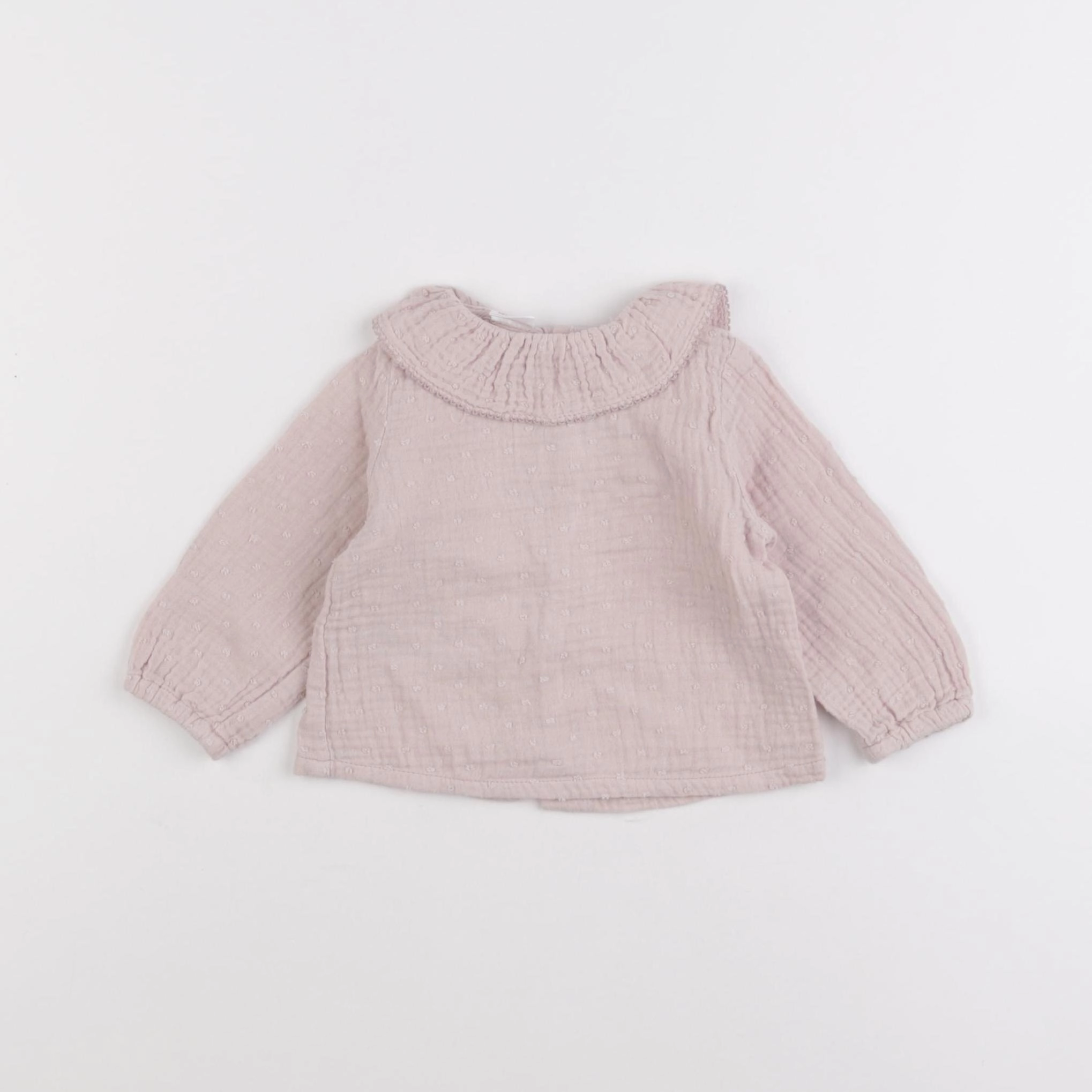 Mango - blouse rose - 3/6 mois