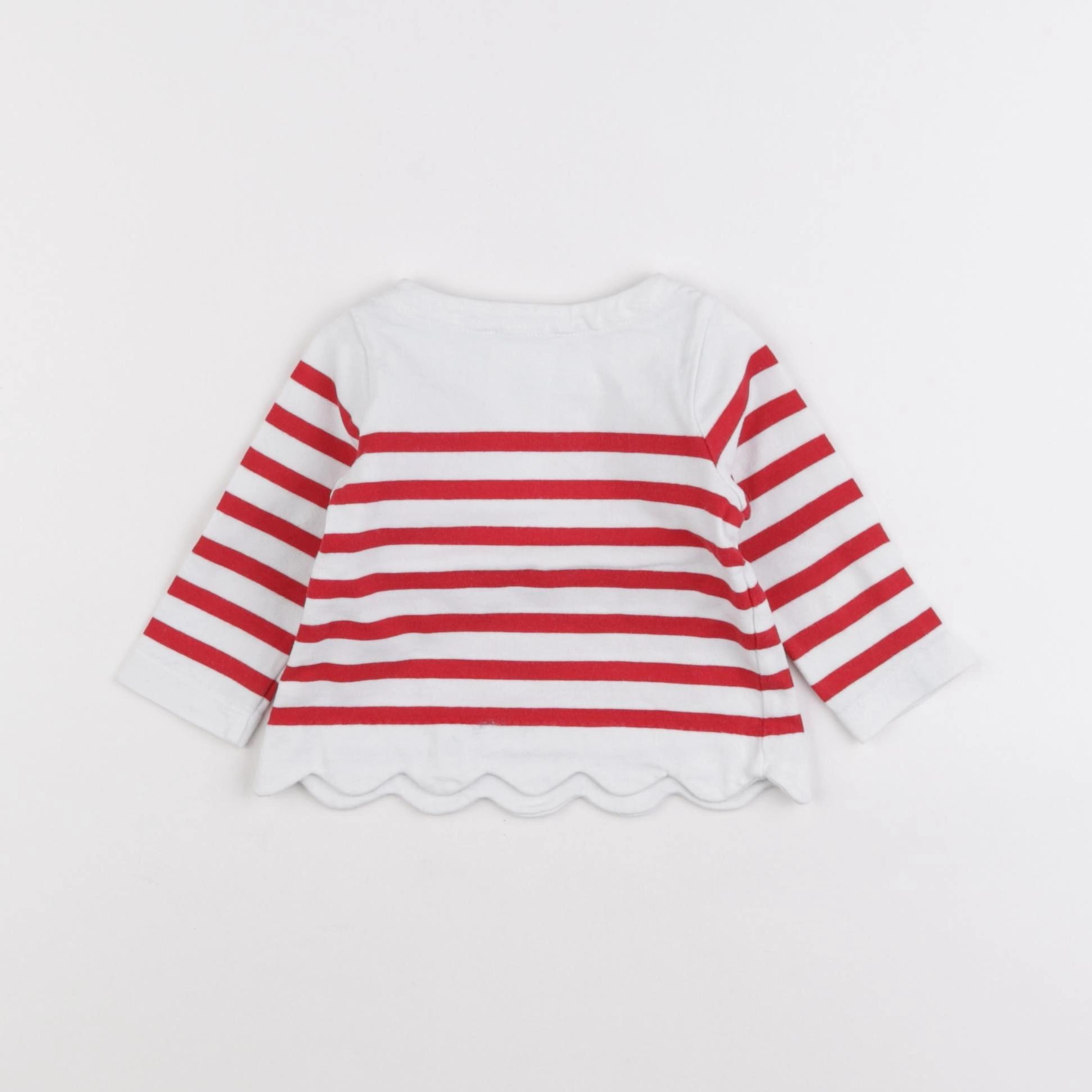 Jacadi - tee-shirt rouge - 6 mois