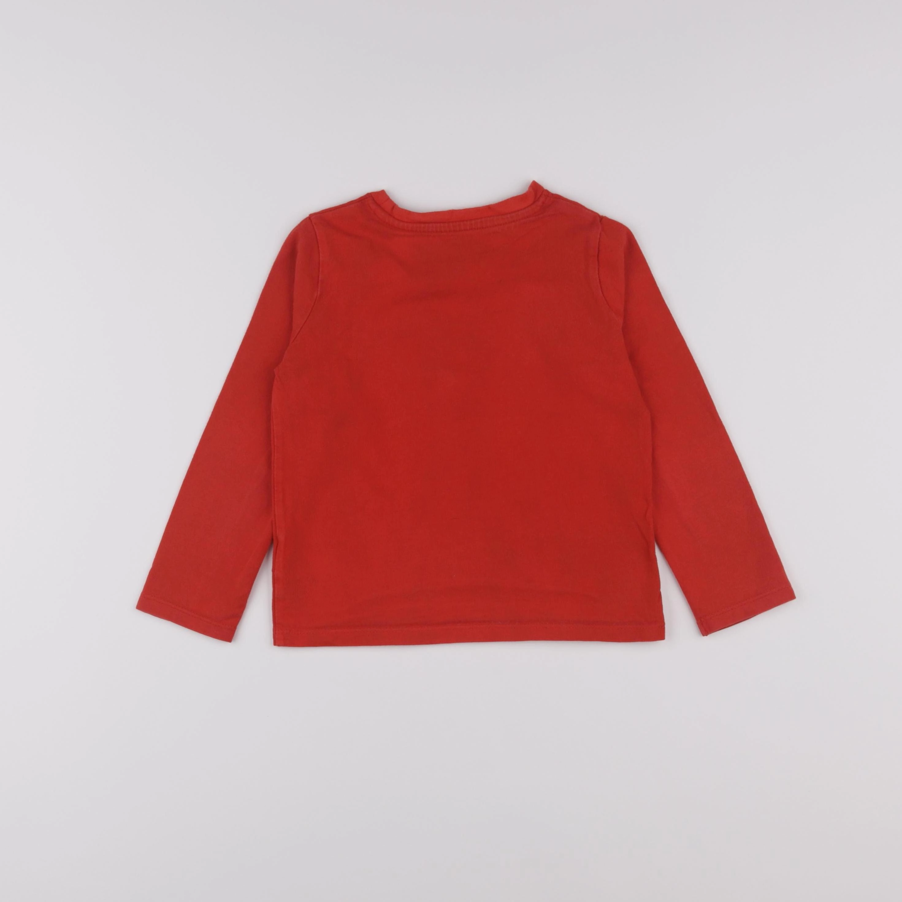 Vertbaudet - tee-shirt rouge - 5 ans