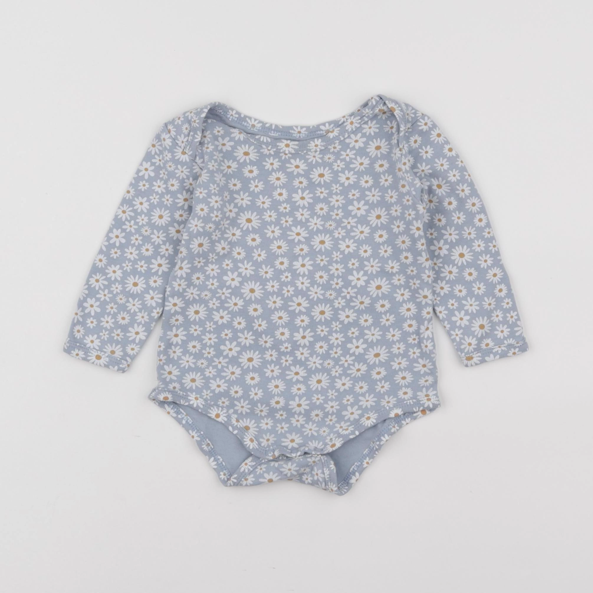 Vertbaudet - body bleu - 9 mois