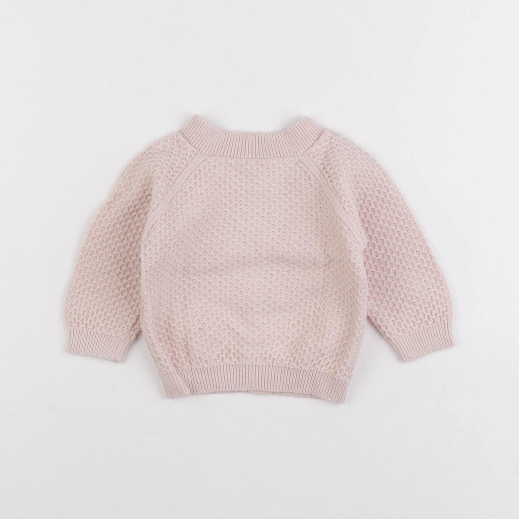 Petit Bateau - gilet rose - 3 mois