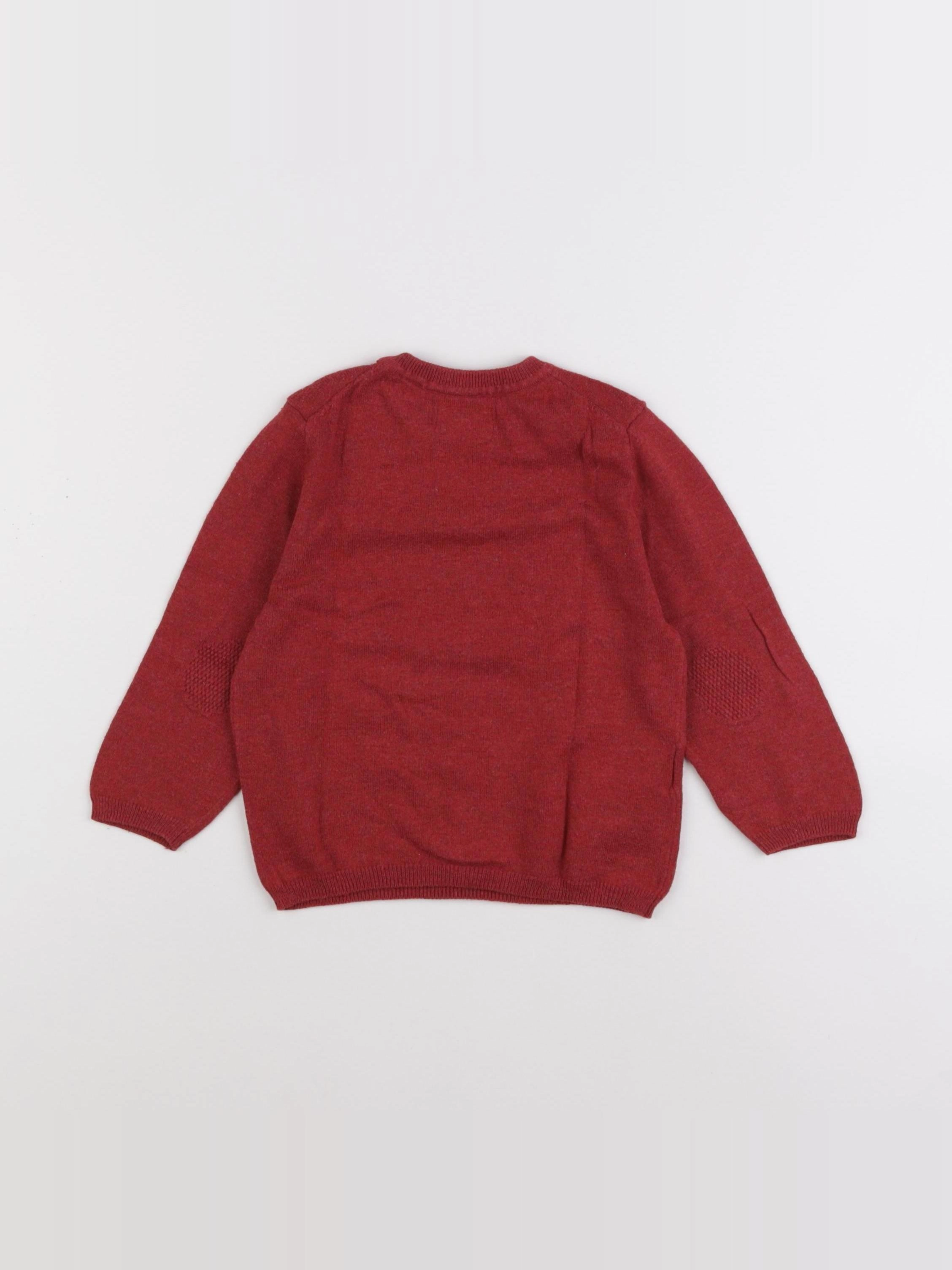 Mango - pull rouge - 12/18 mois